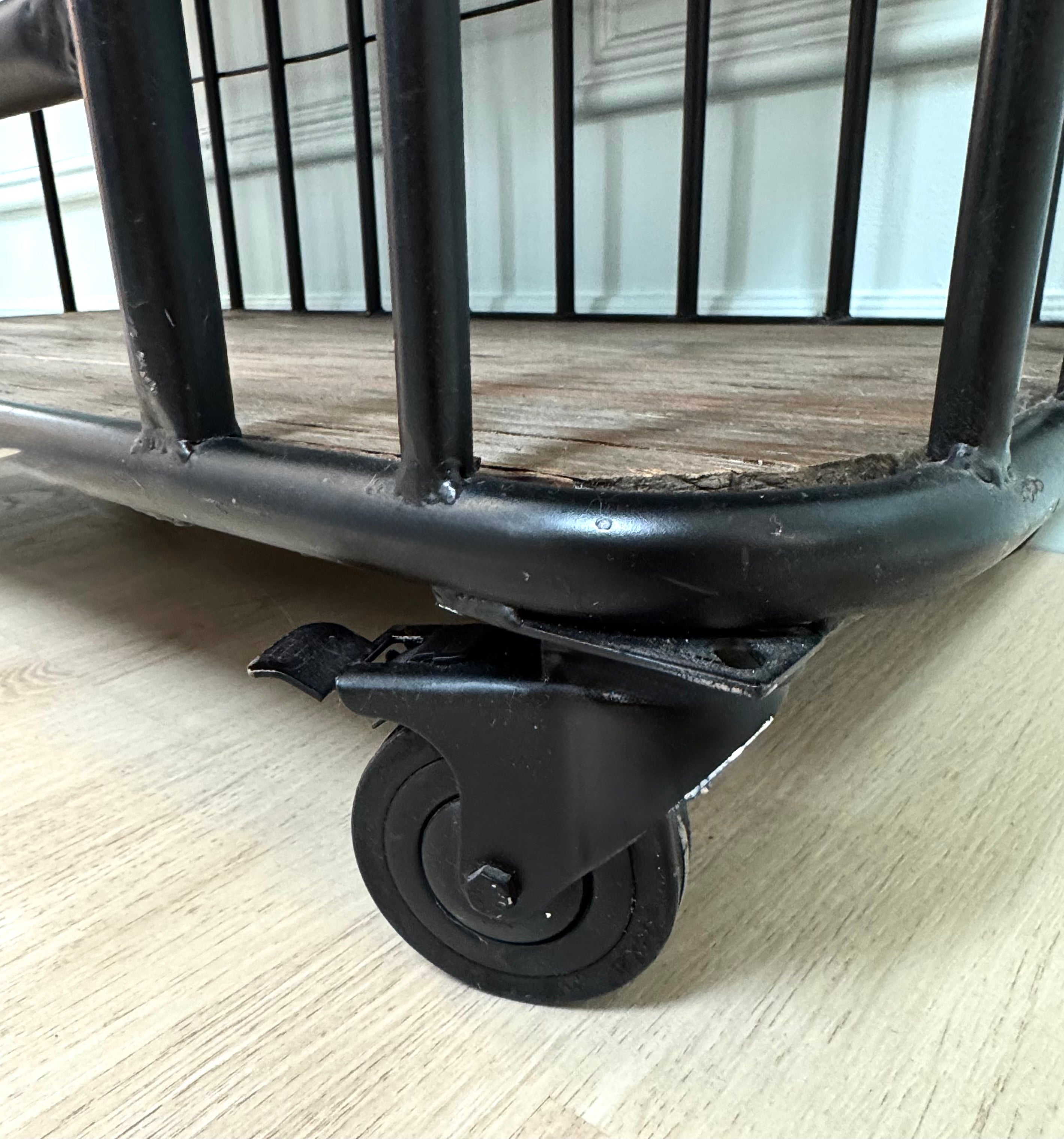 Industrial Caged Baker's Rack