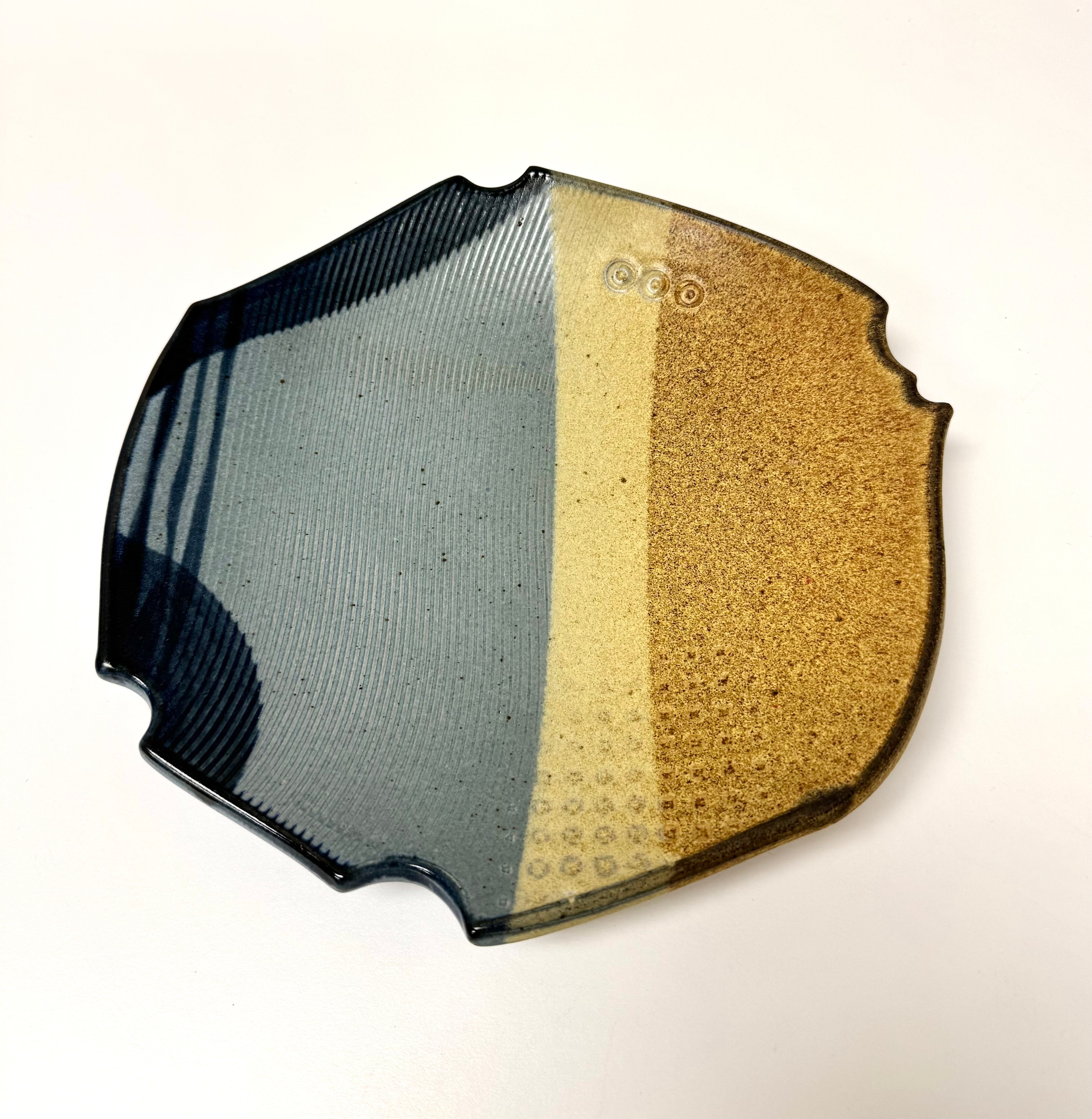 LINDGREN POTTERY Handmade Stoneware 11" Tray