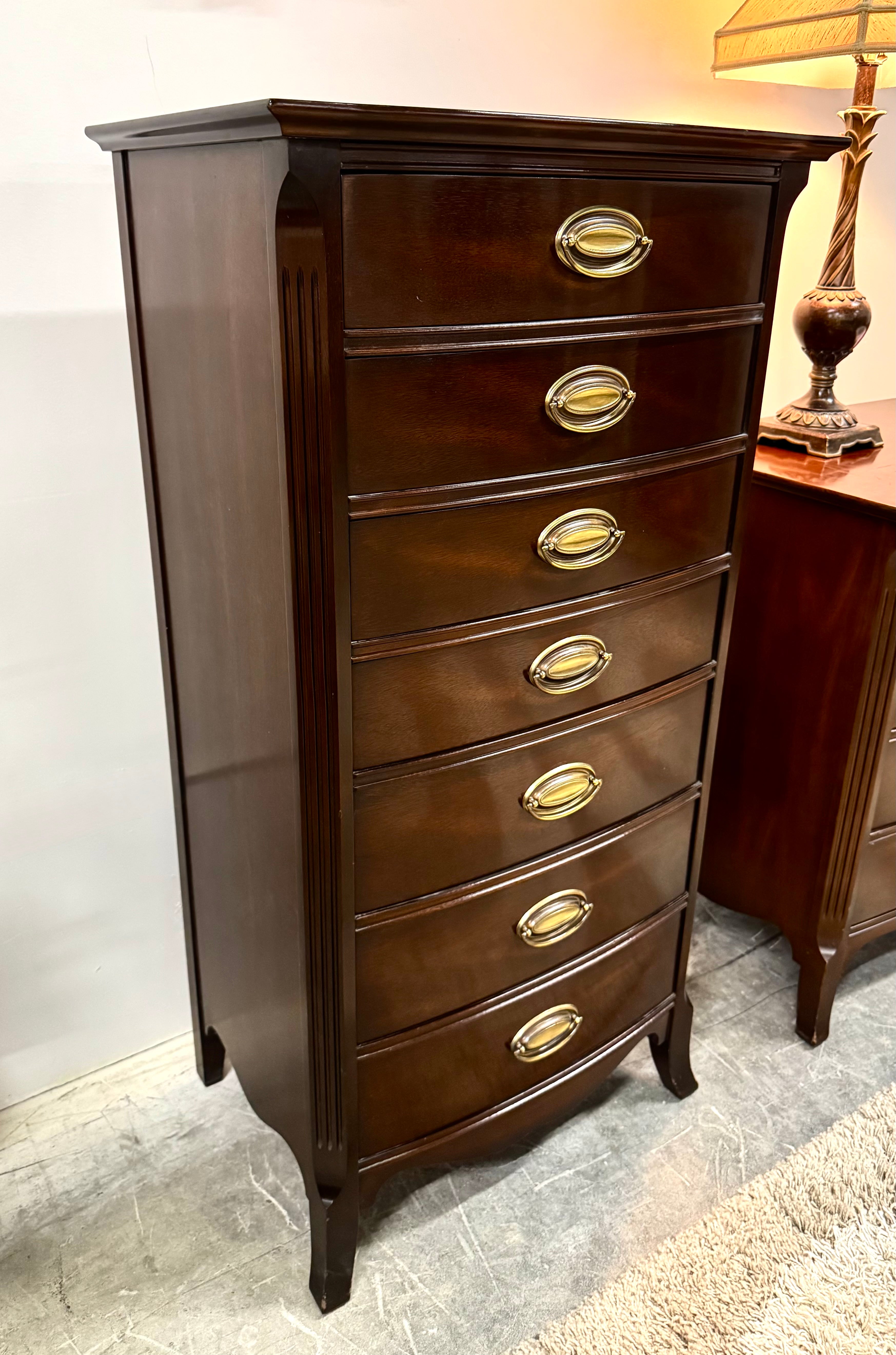 Federal Style Mahogany Lingerie Chest