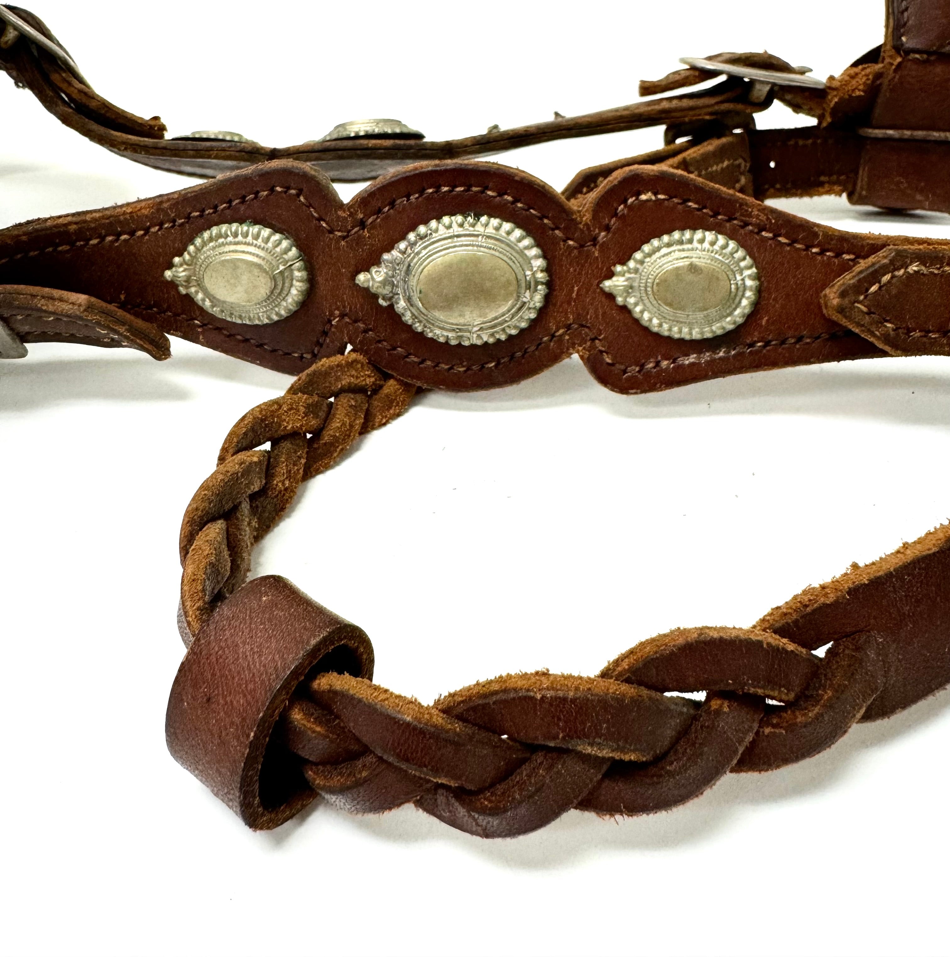 Vintage Complete Western Brown Leather Bridle
