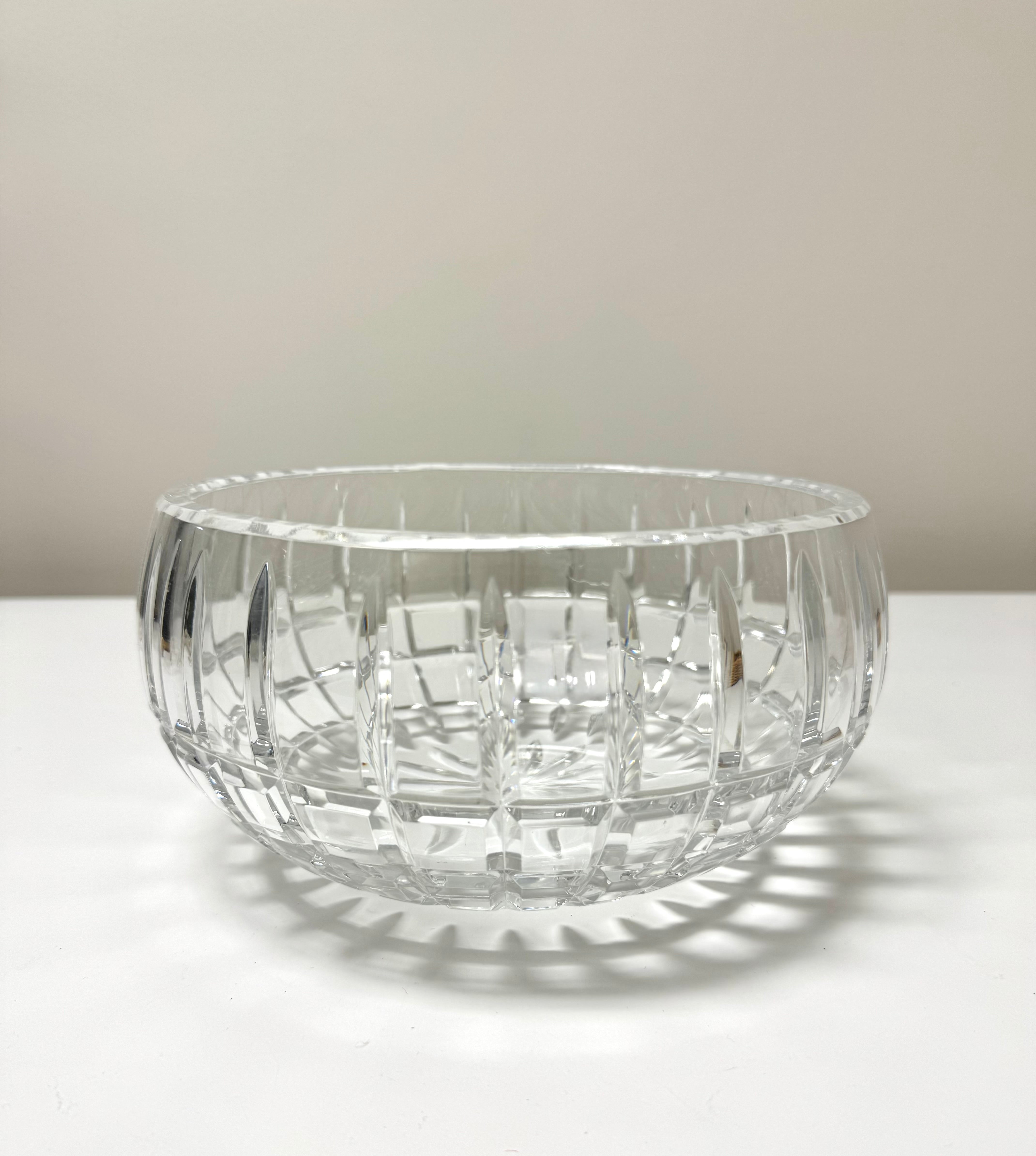 Vintage Cut Crystal 9" Bowl