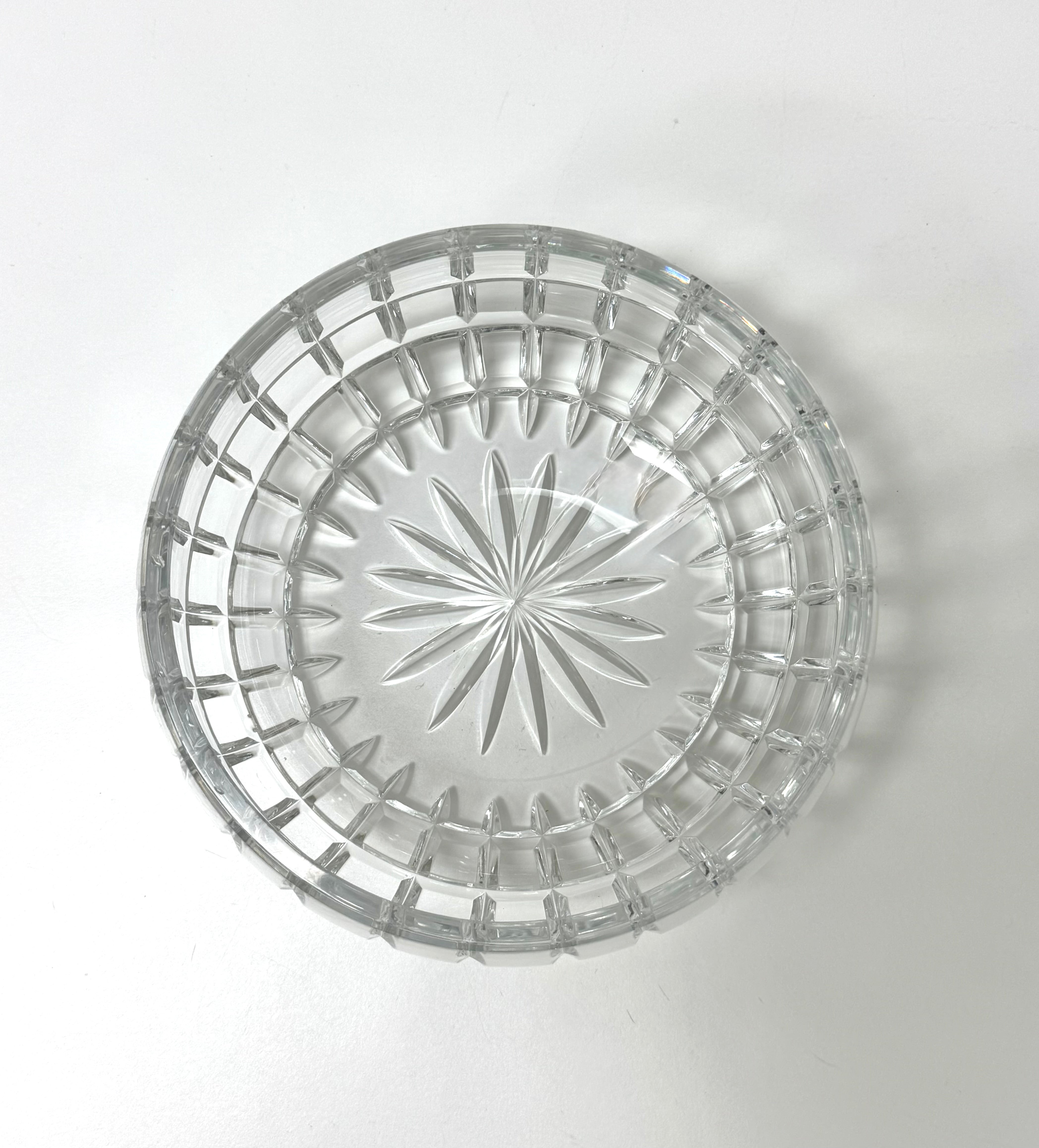Vintage Cut Crystal 9" Bowl
