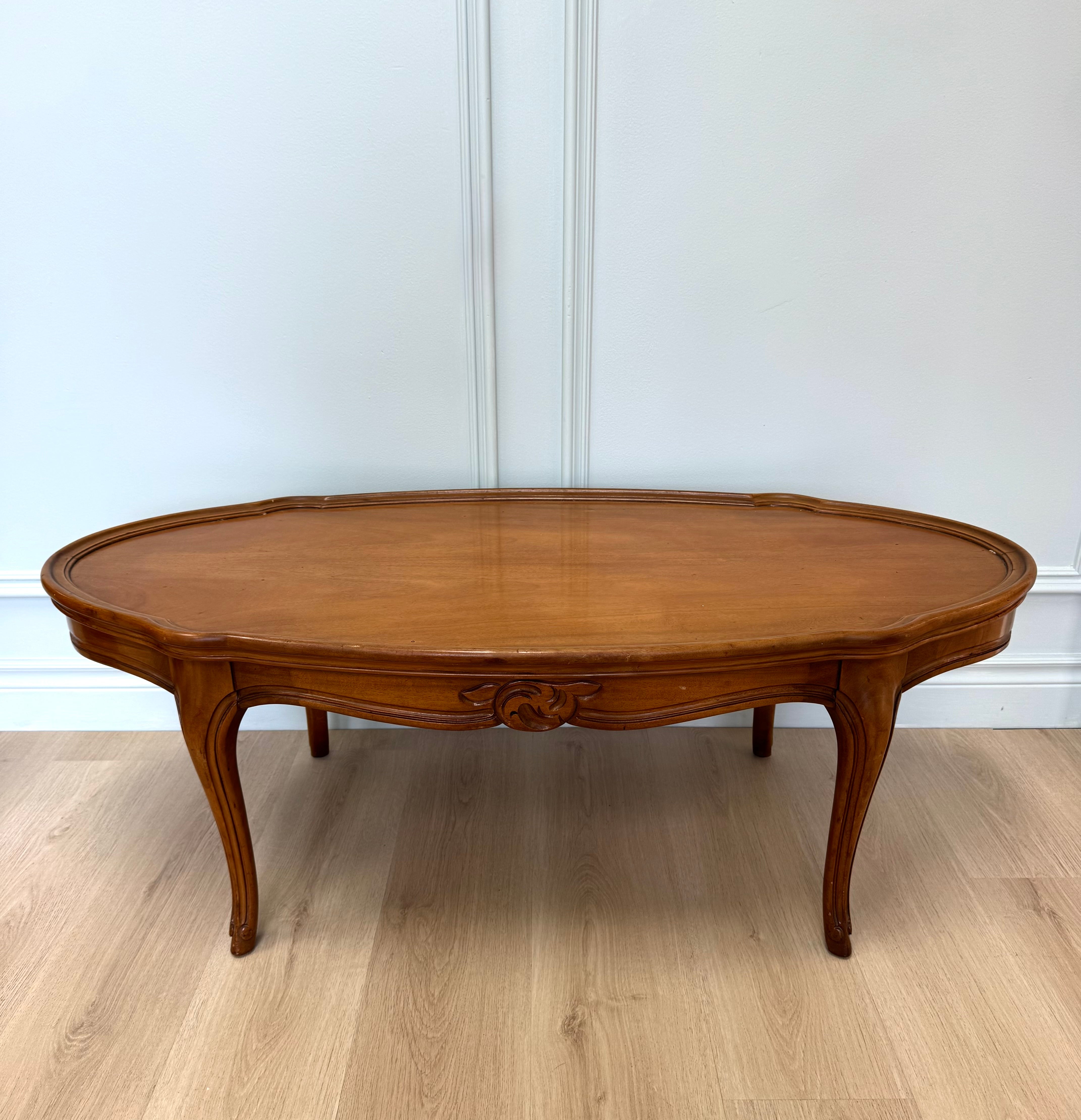 French Provincial Walnut Coffee Table