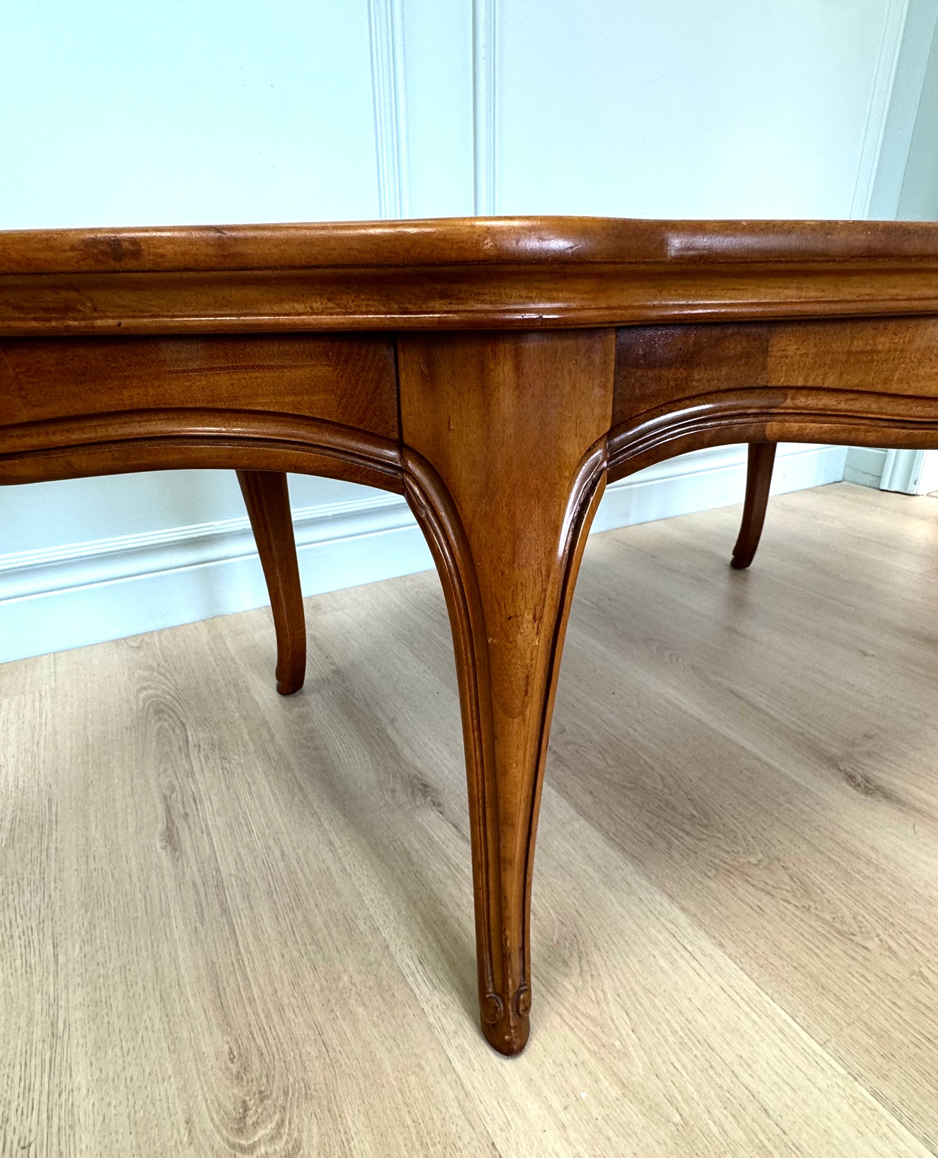 French Provincial Walnut Coffee Table