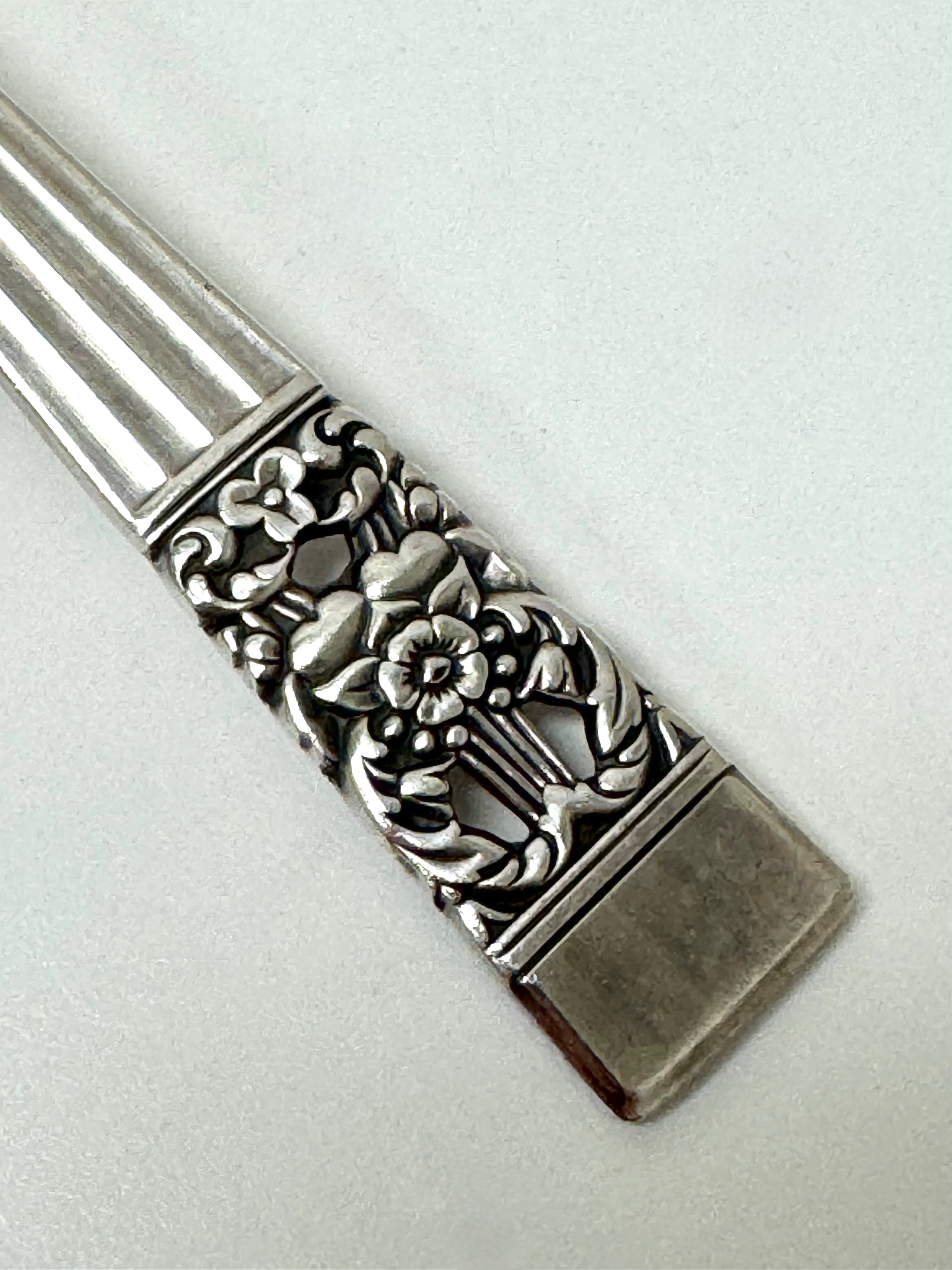 Vintage Silverplate Art Deco Serving Spoon