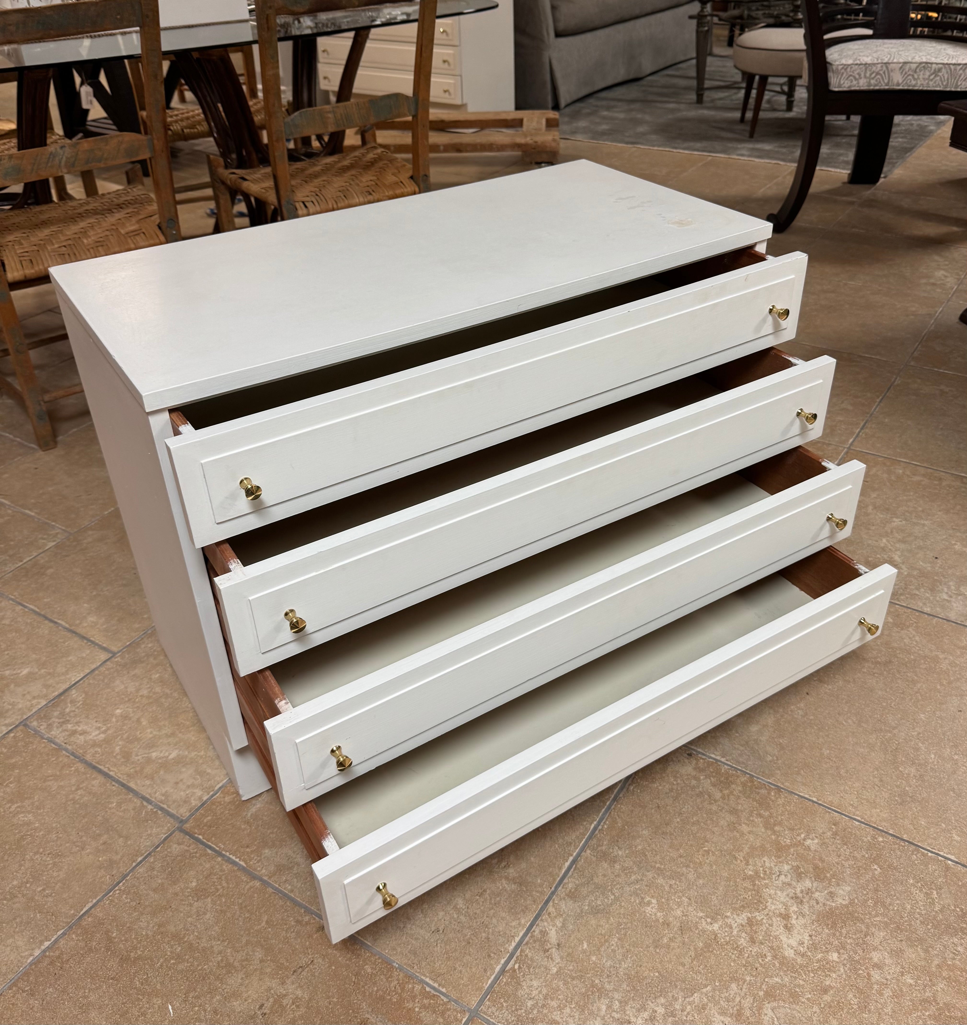 White Four-drawer Night Stand