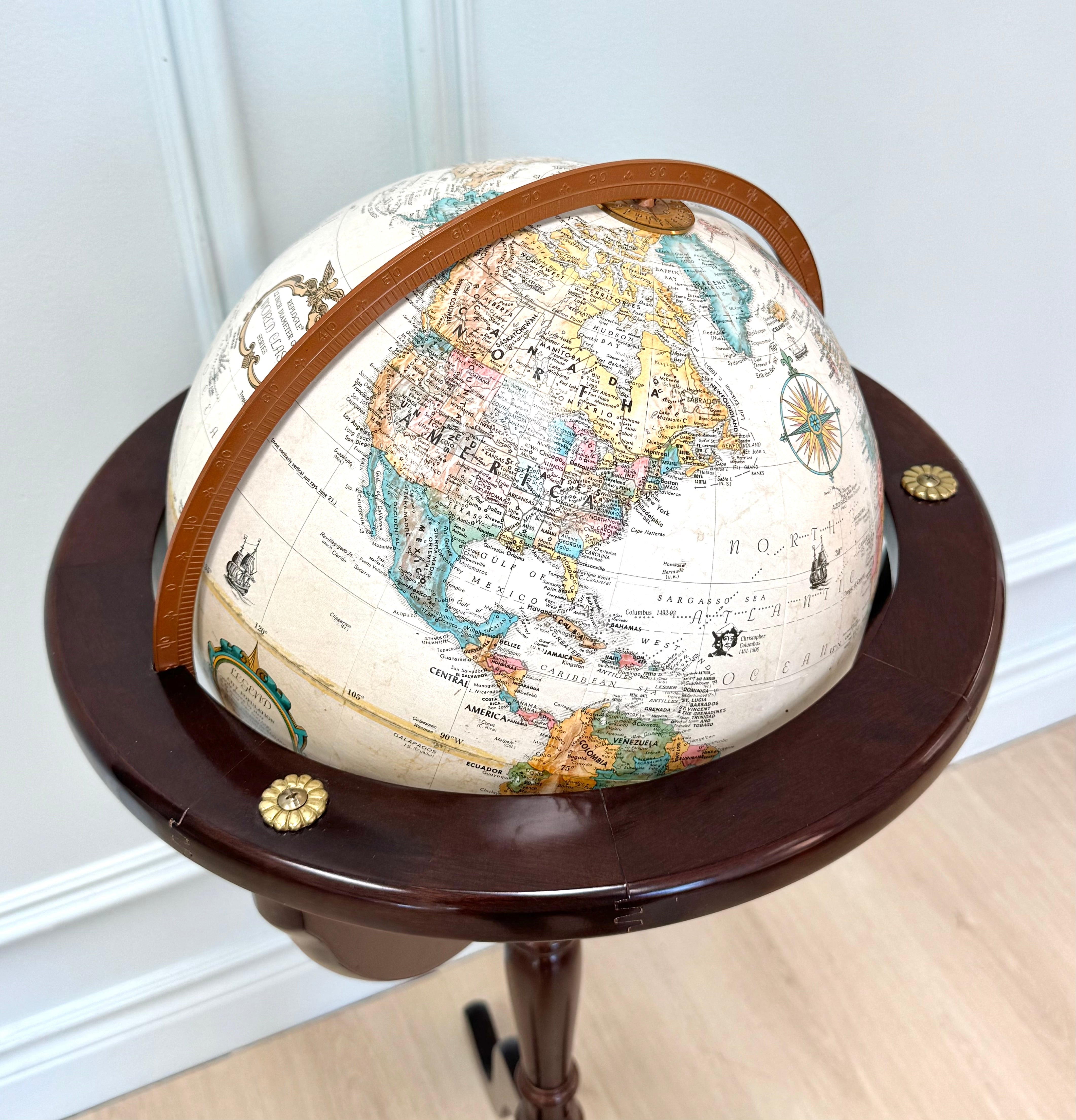 Vintage BOMBAY REPLOGLE World Classic Globe