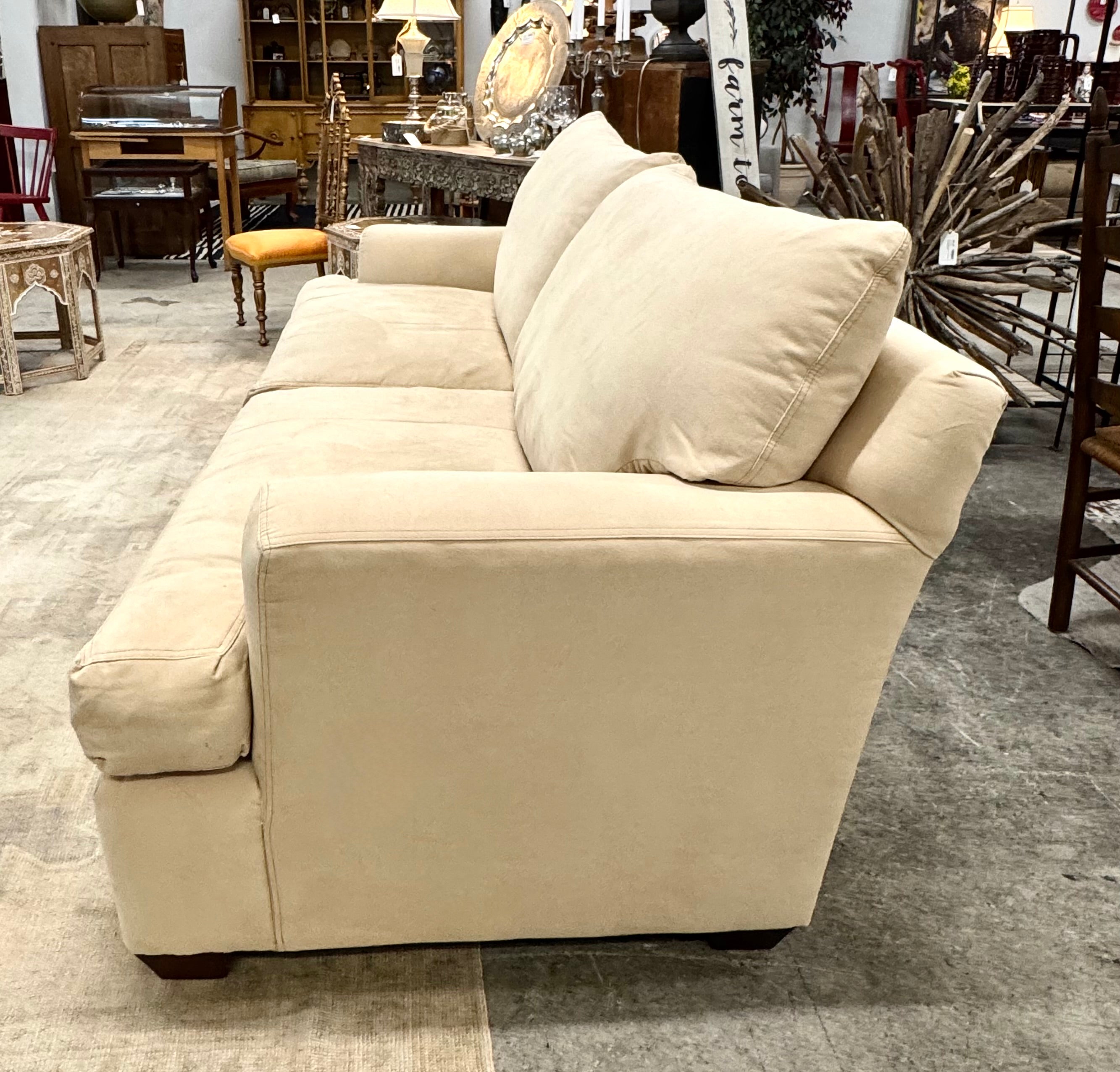 Sandstone Microfibre 83" Sofa