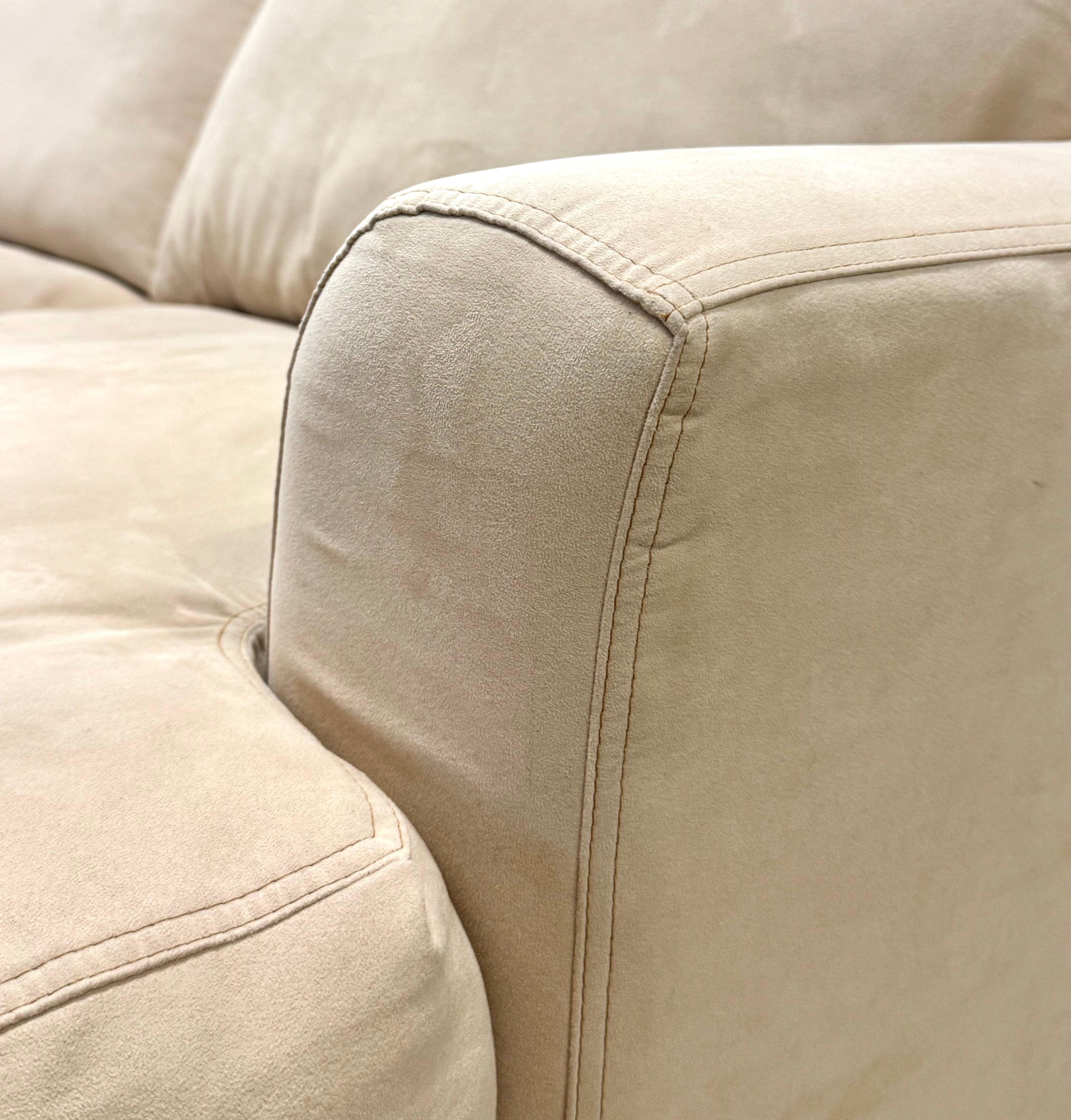 Sandstone Microfibre 83" Sofa