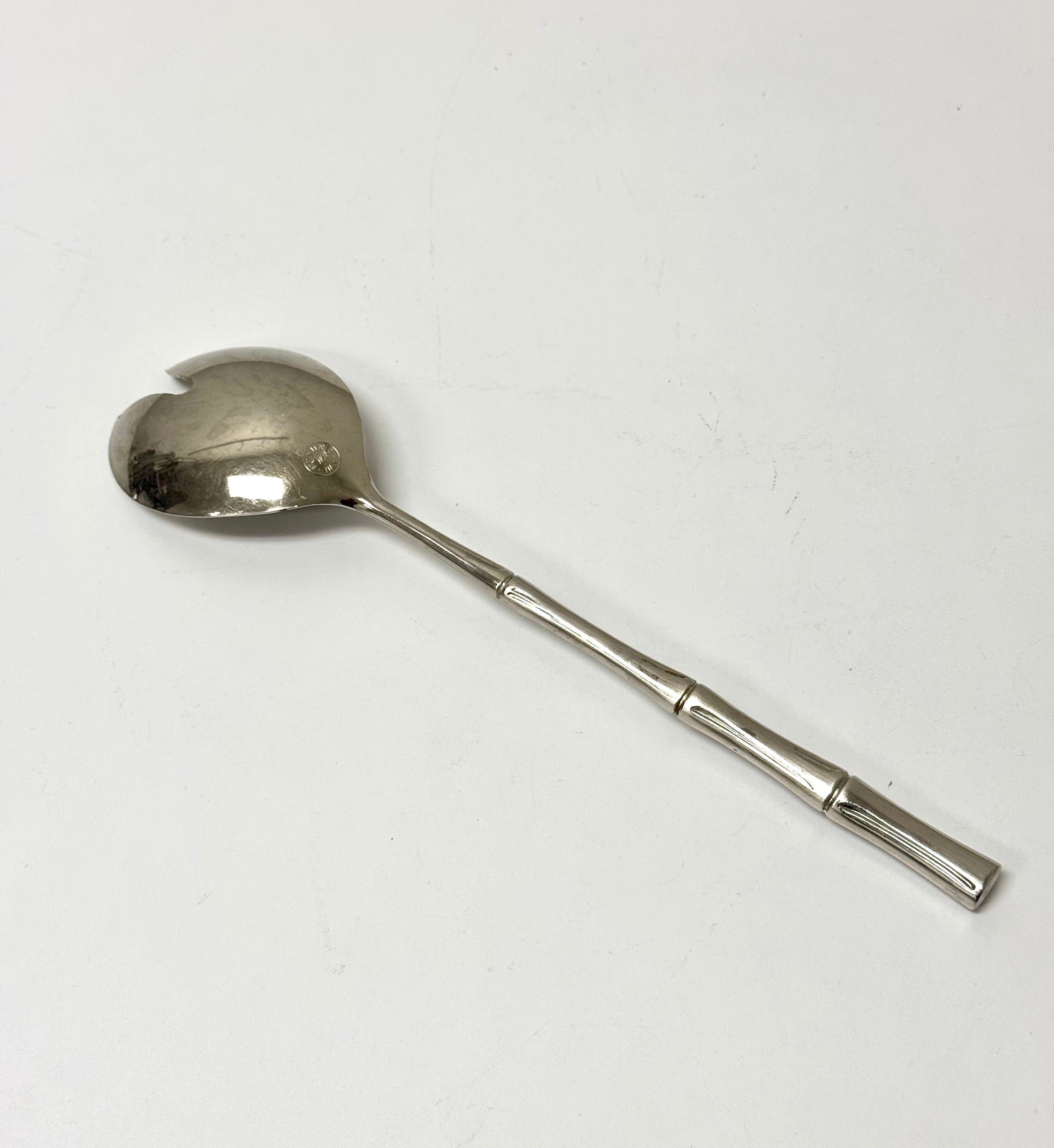 Vintage Silverplate Bamboo Serving Spork
