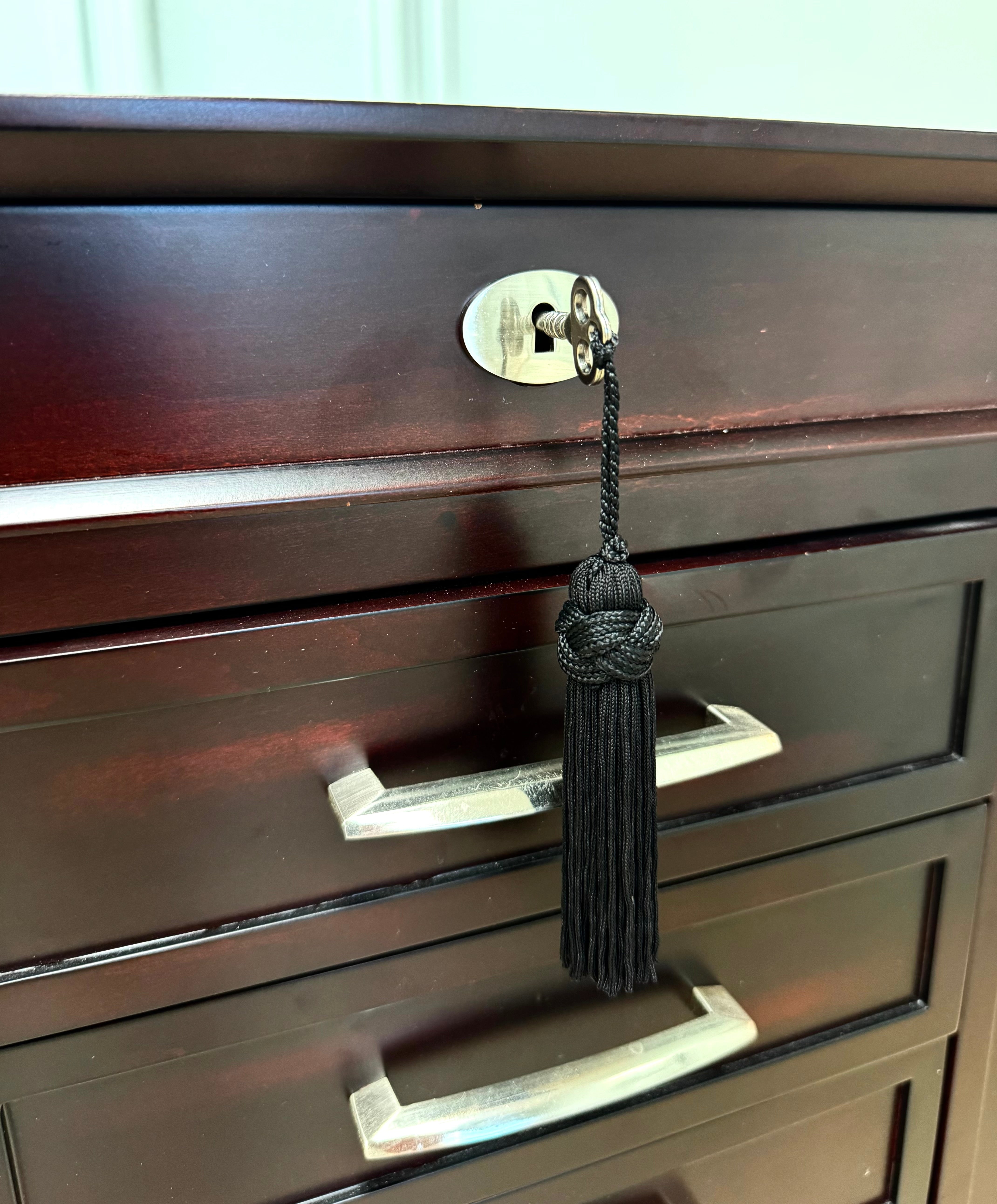 Dark Mahogany Jewellery Chest