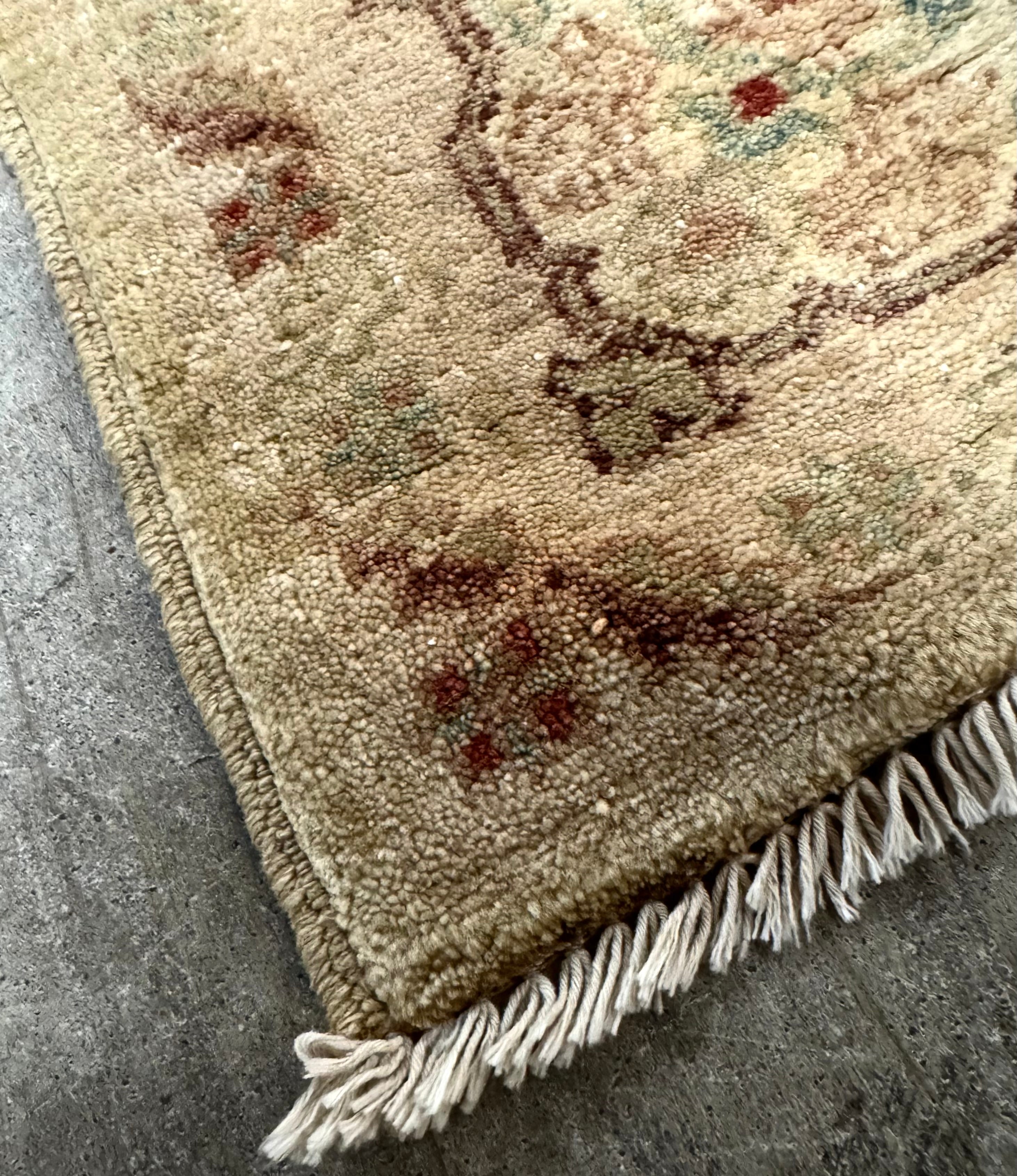 Turkish Oushak Hand-woven 6'-1" x 9'-2" Rug