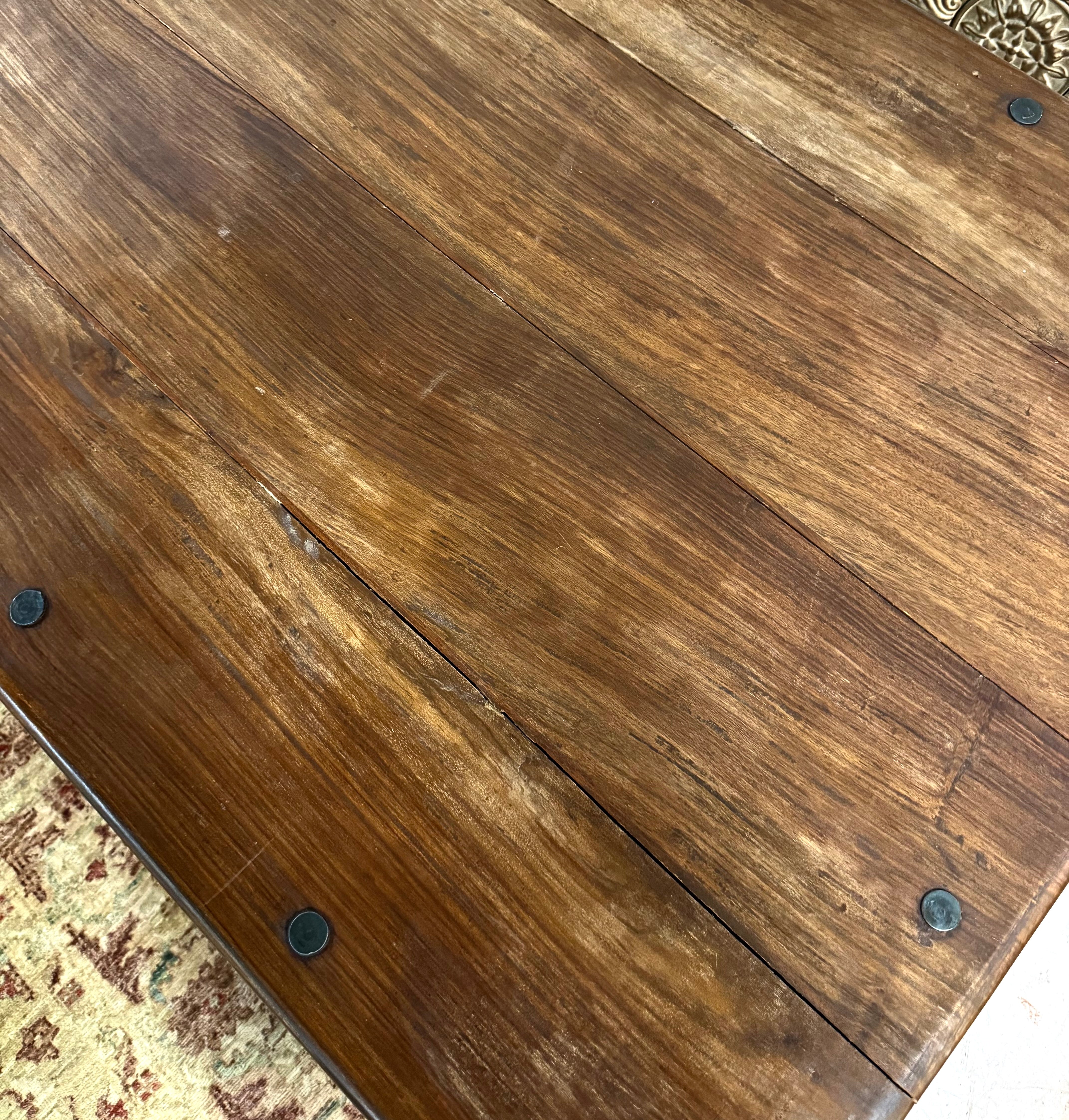 Industrial Plank-top Table
