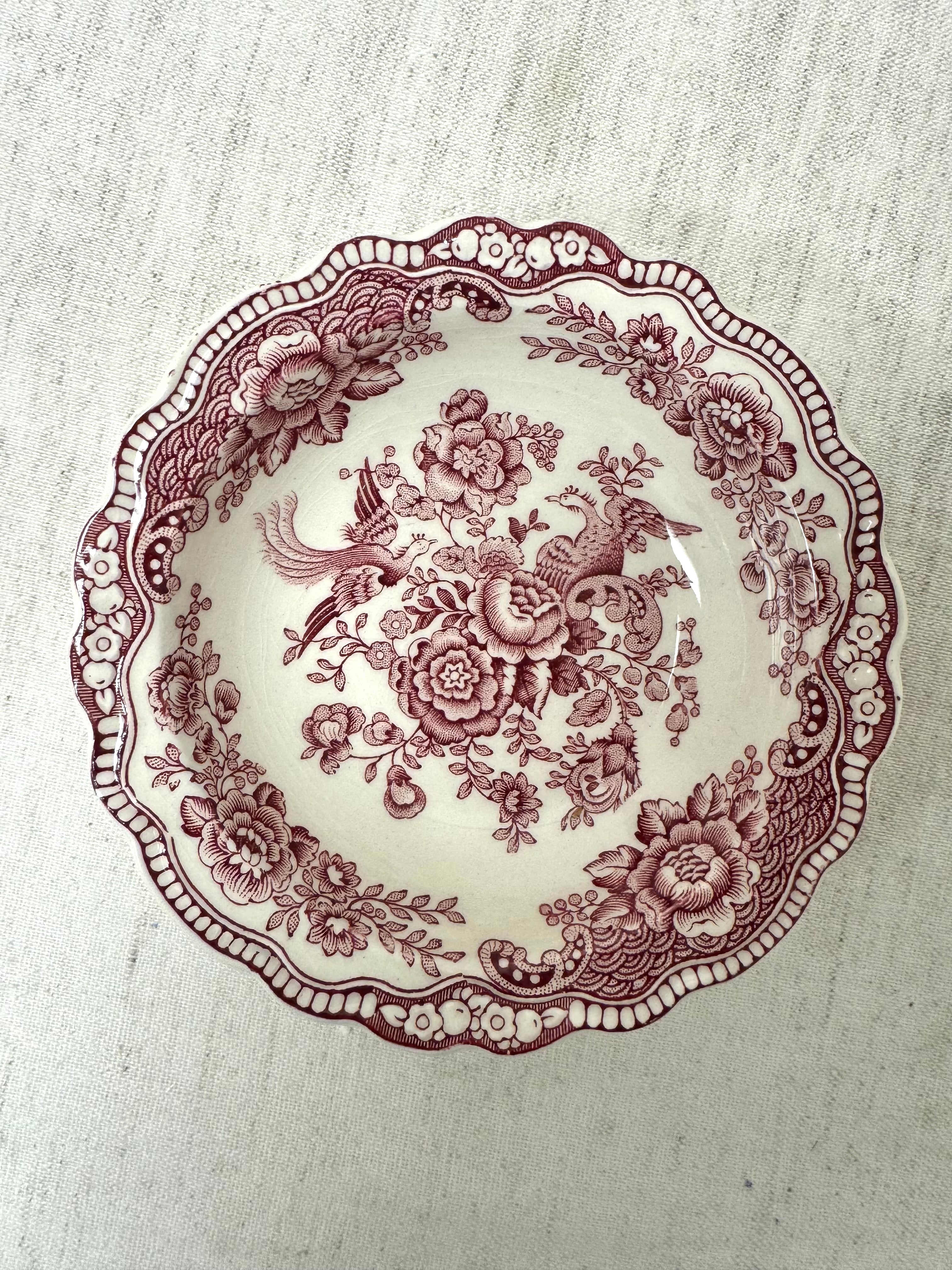 Vintage CROWN DUCAL 'Bristol' 5" Bowls Set of 5