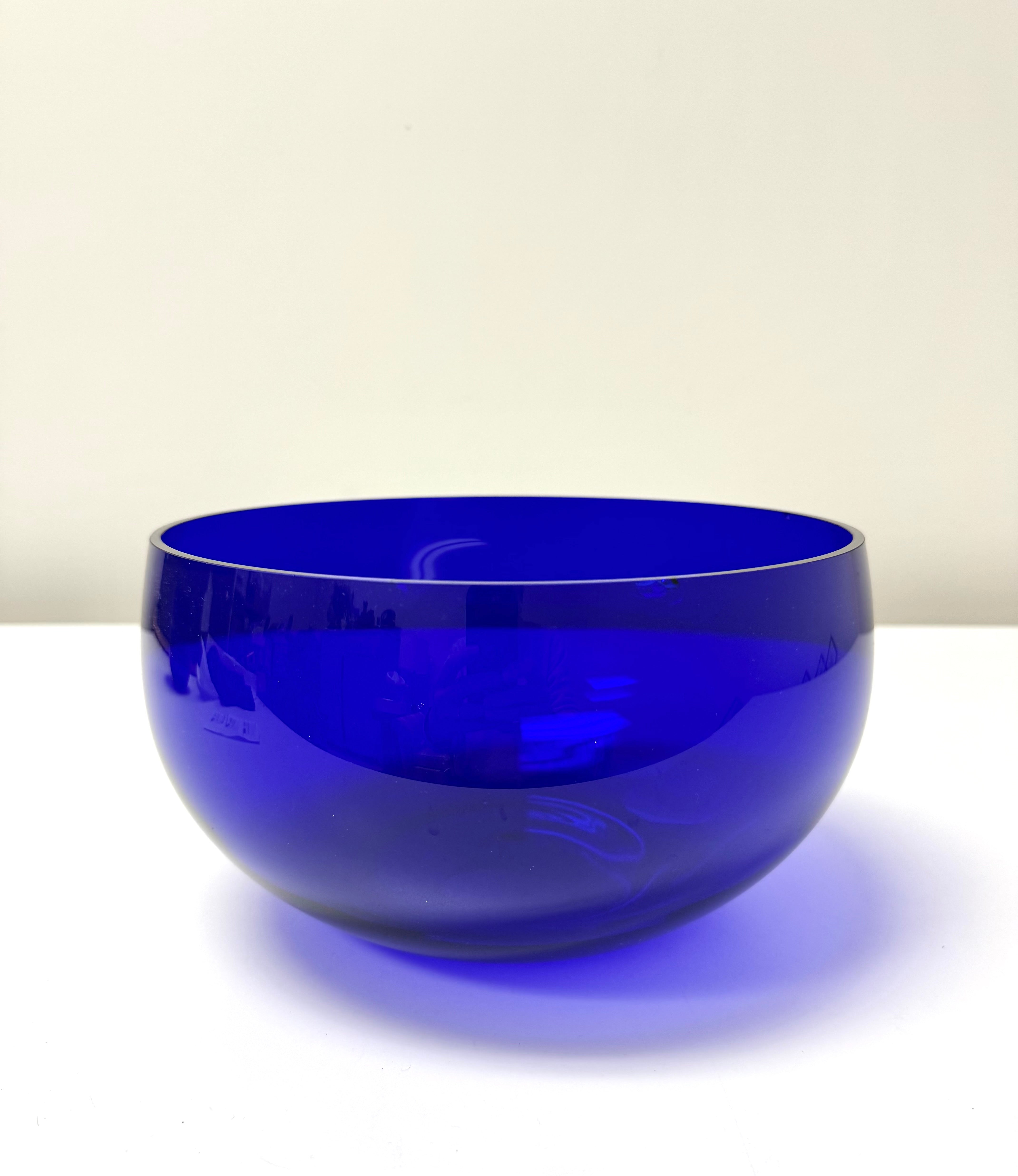 Cobalt Blue 9-1/2" Glass Bowl