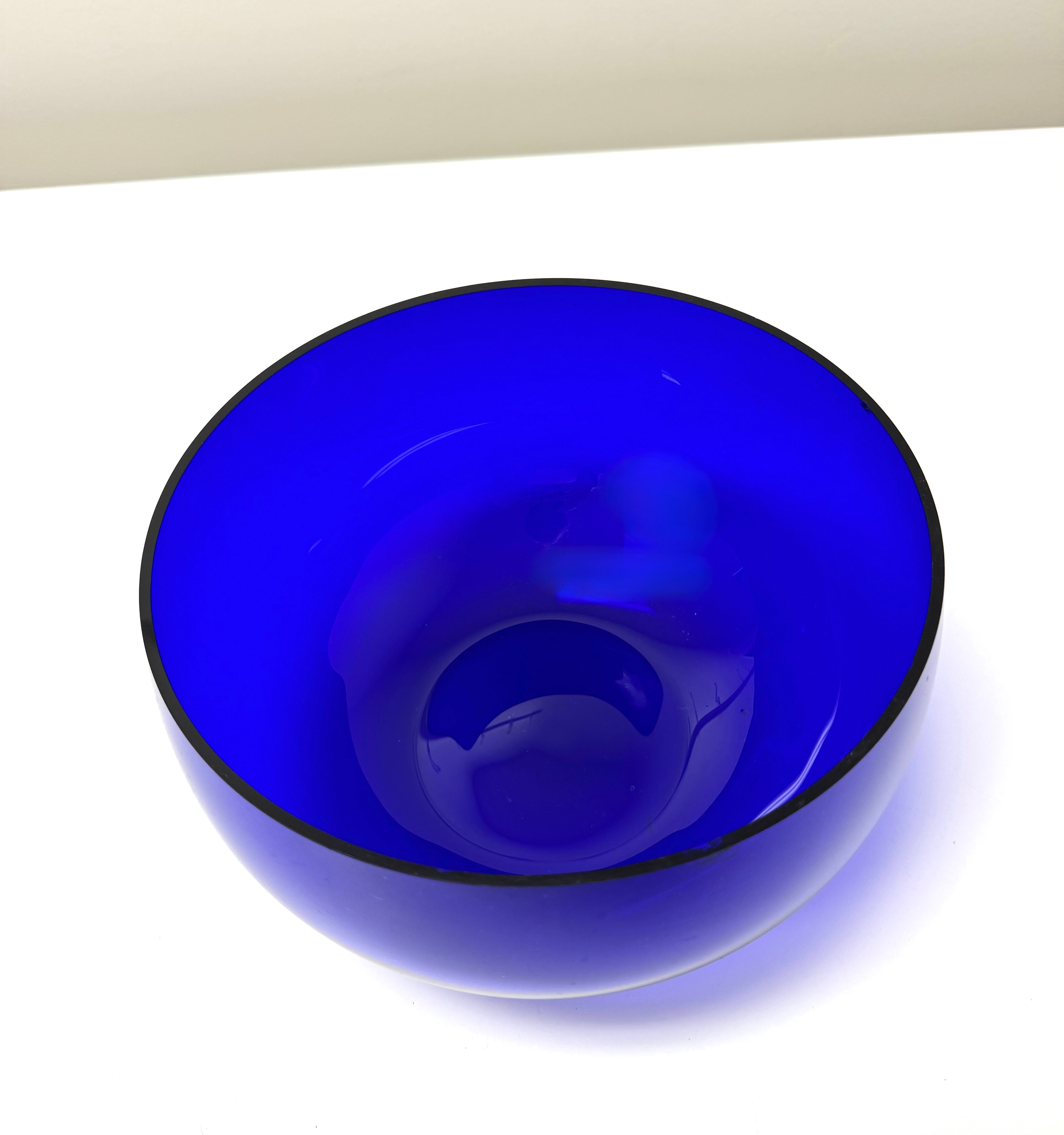 Cobalt Blue 9-1/2" Glass Bowl