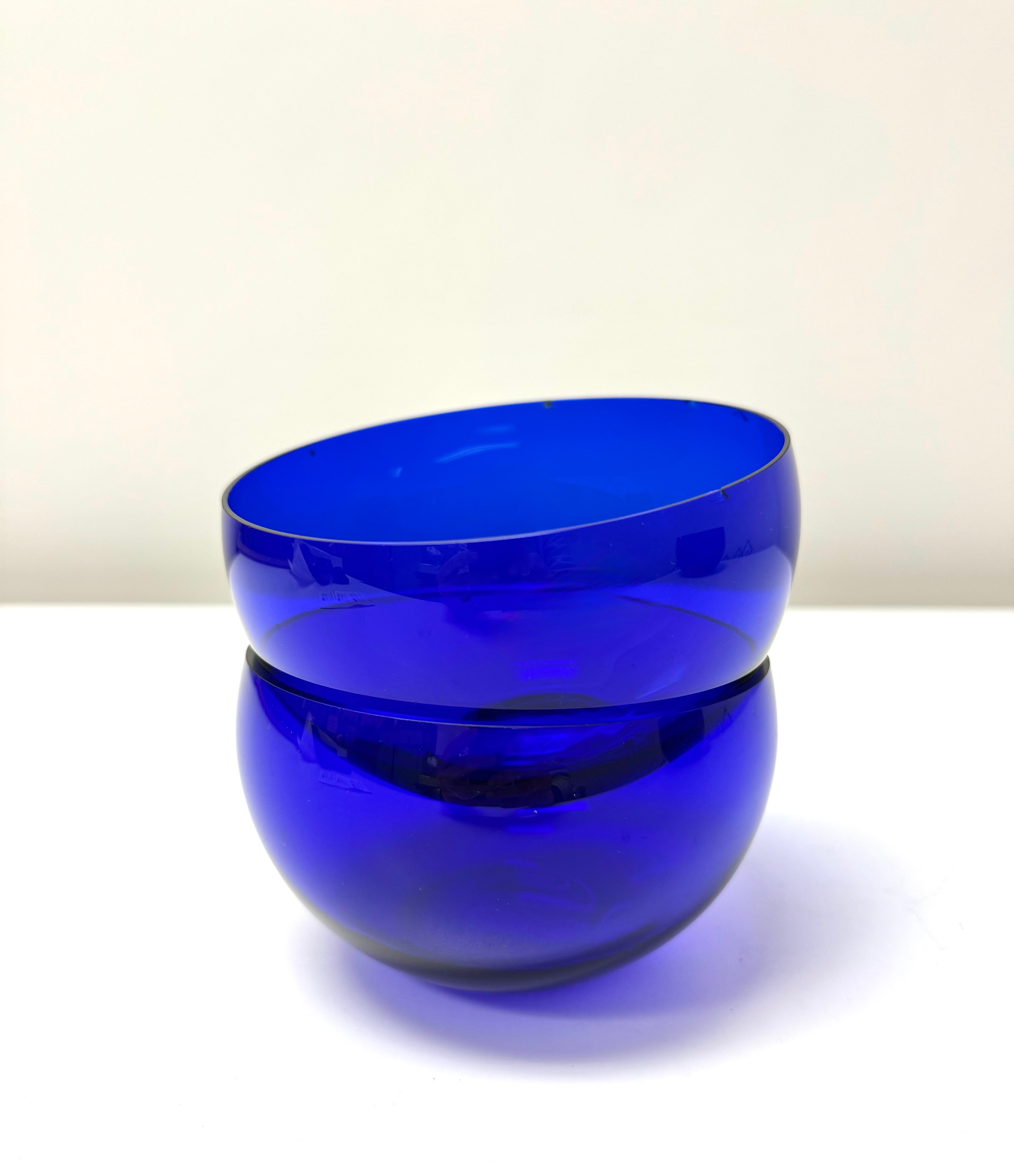 Cobalt Blue 5-1/2" Glass Bowls Set of 2