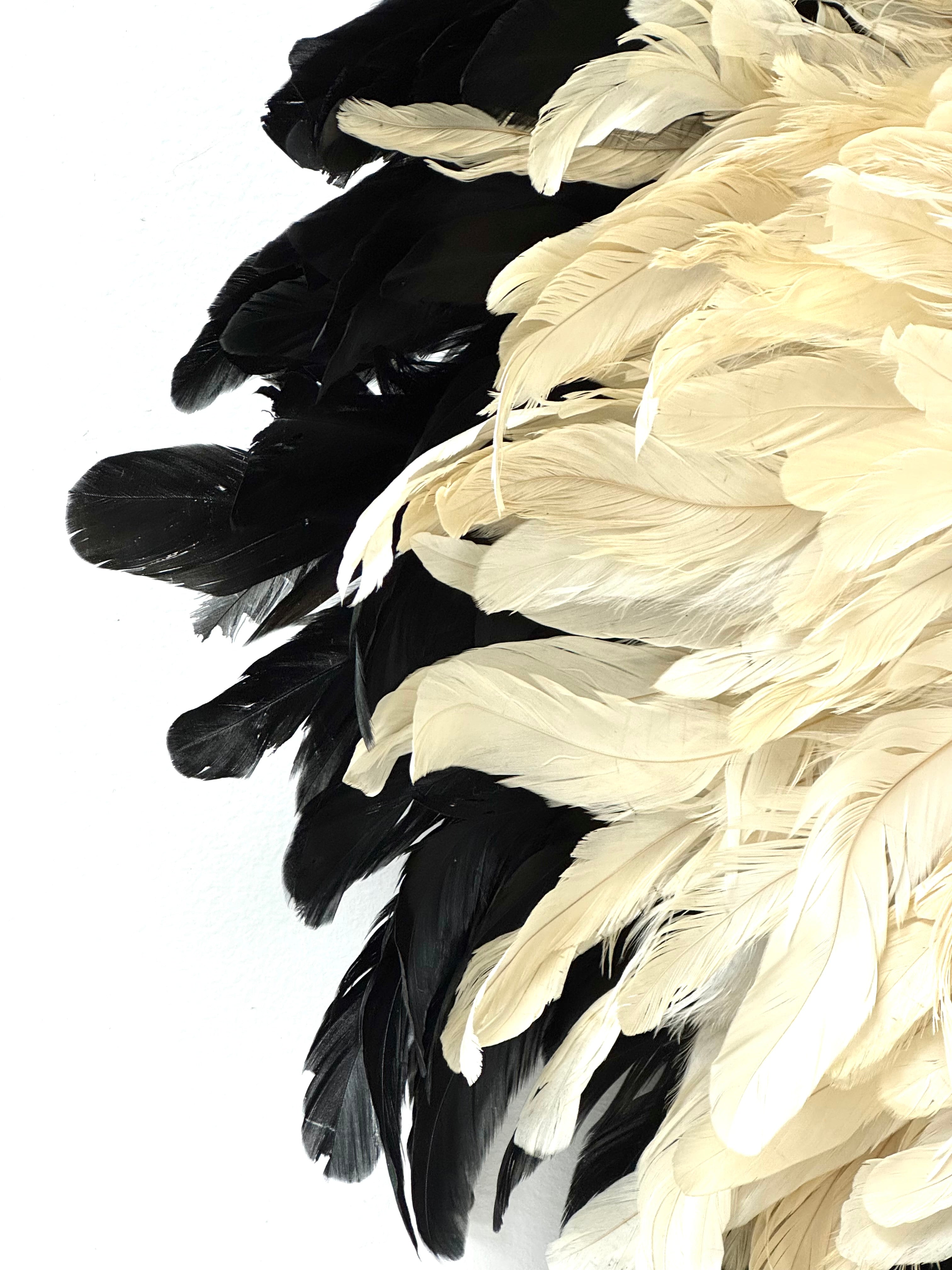 Black & Cream Juju Hat 24" Wall Decor