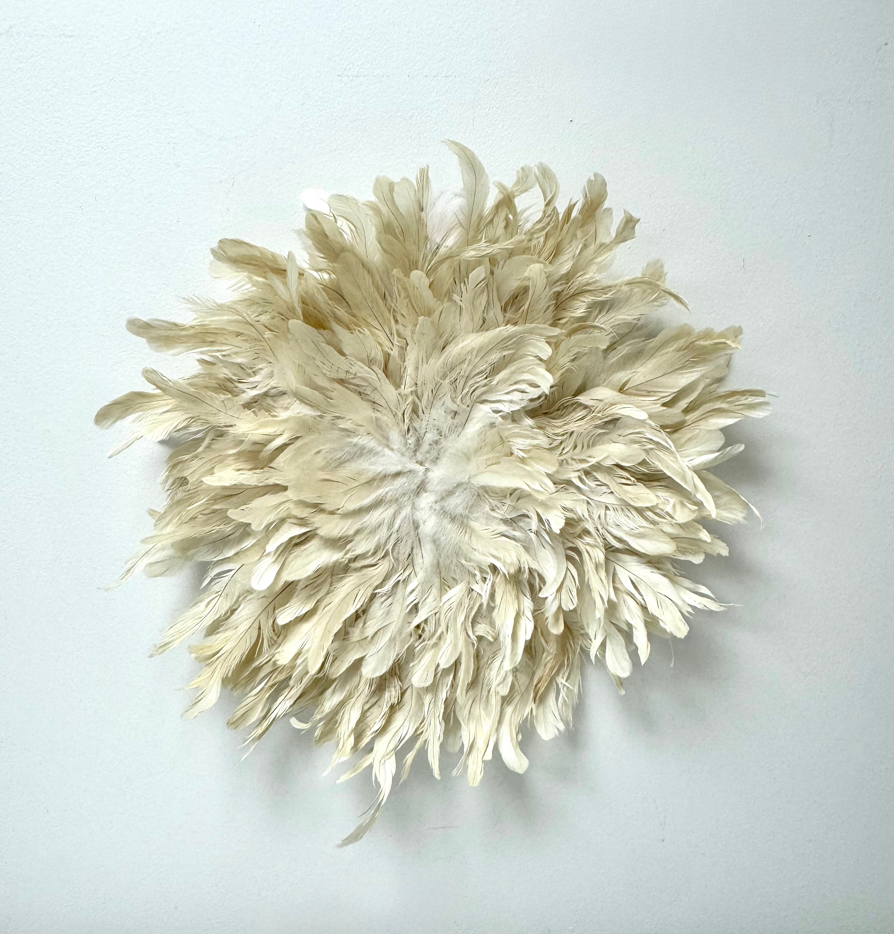 Cream Juju Hat 21" Wall Decor