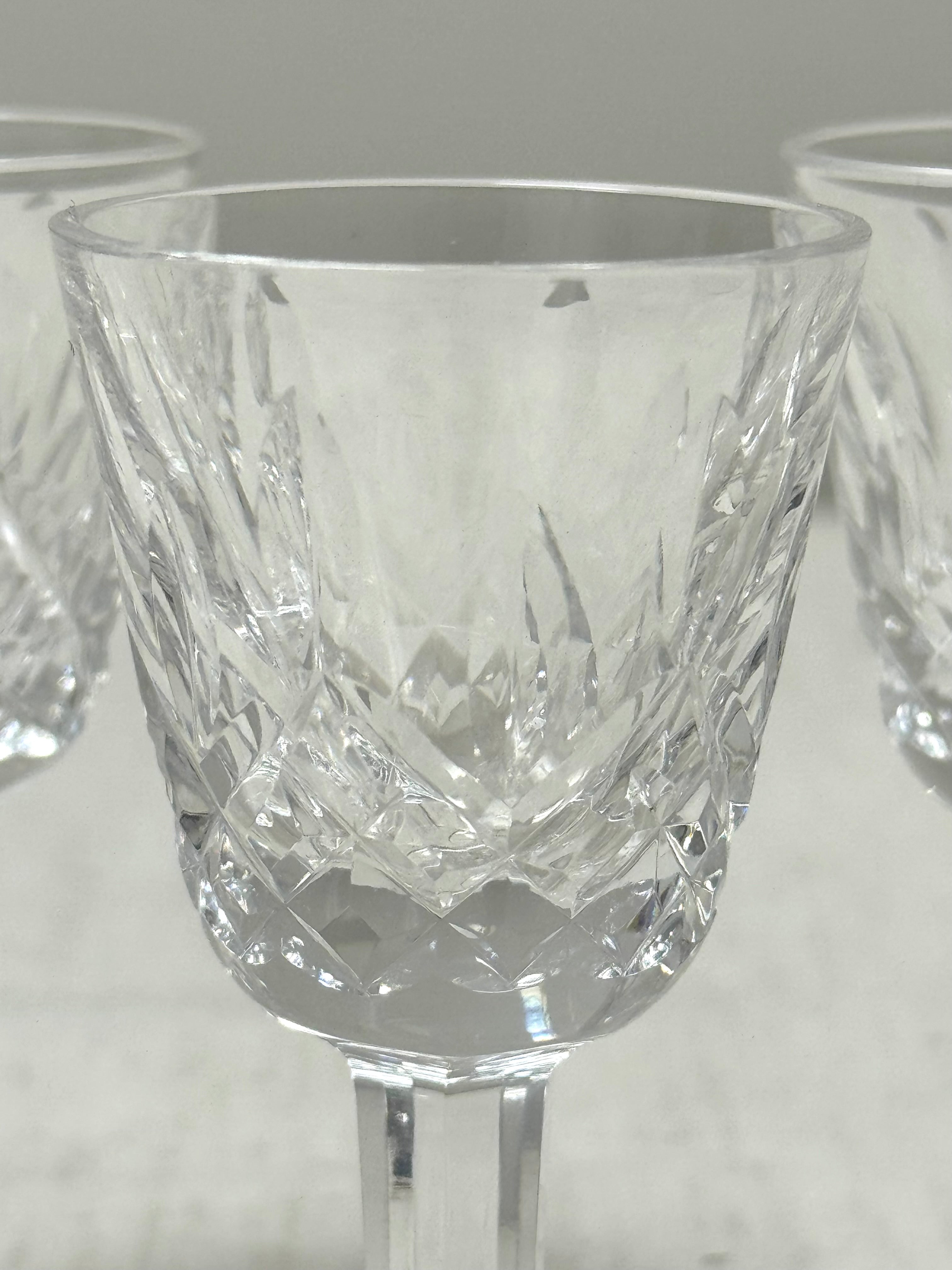 WATERFORD 'Lismore' Liqueur Glasses Set of 3