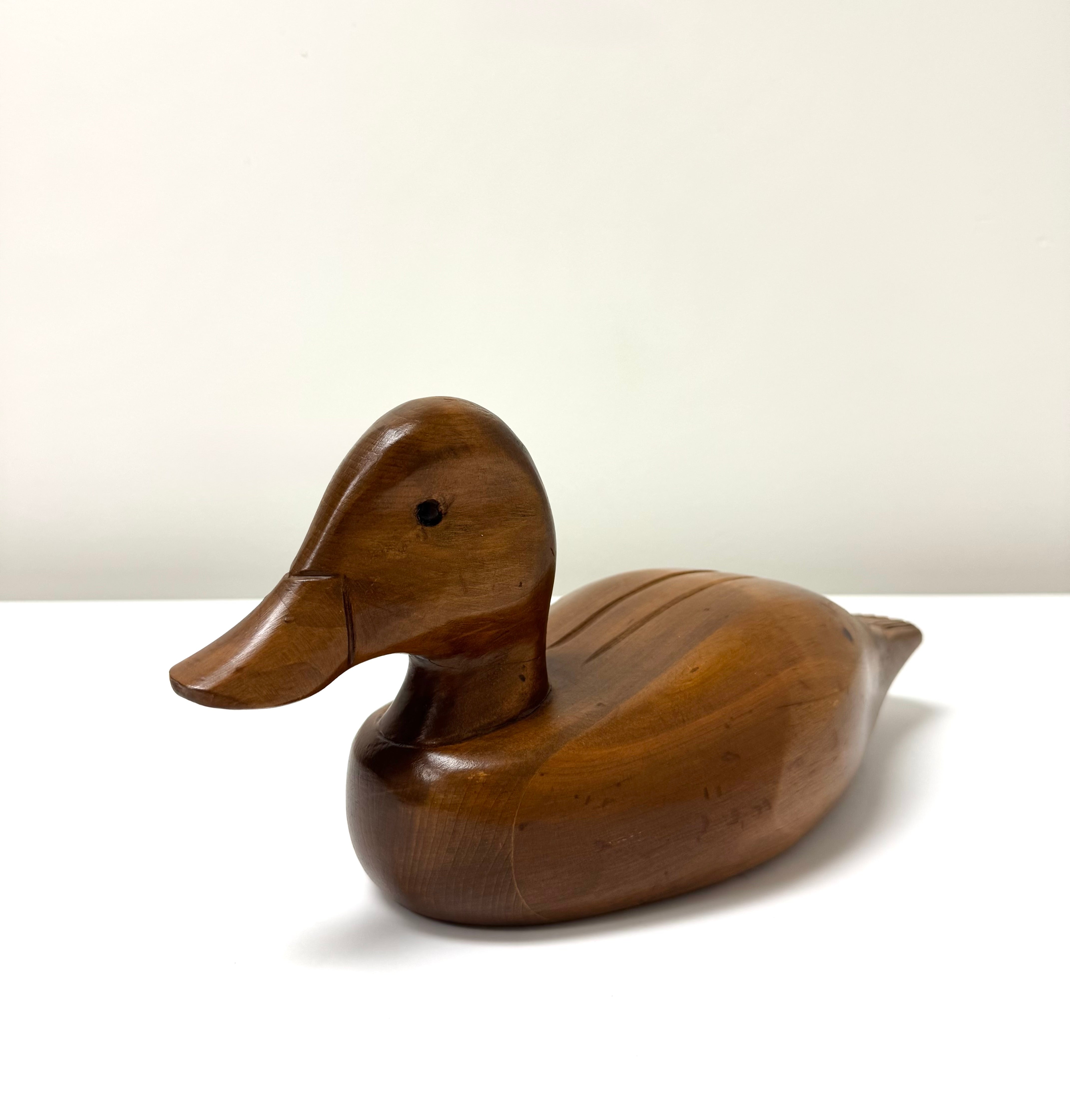 Vintage Hand-carved Duck Decoy