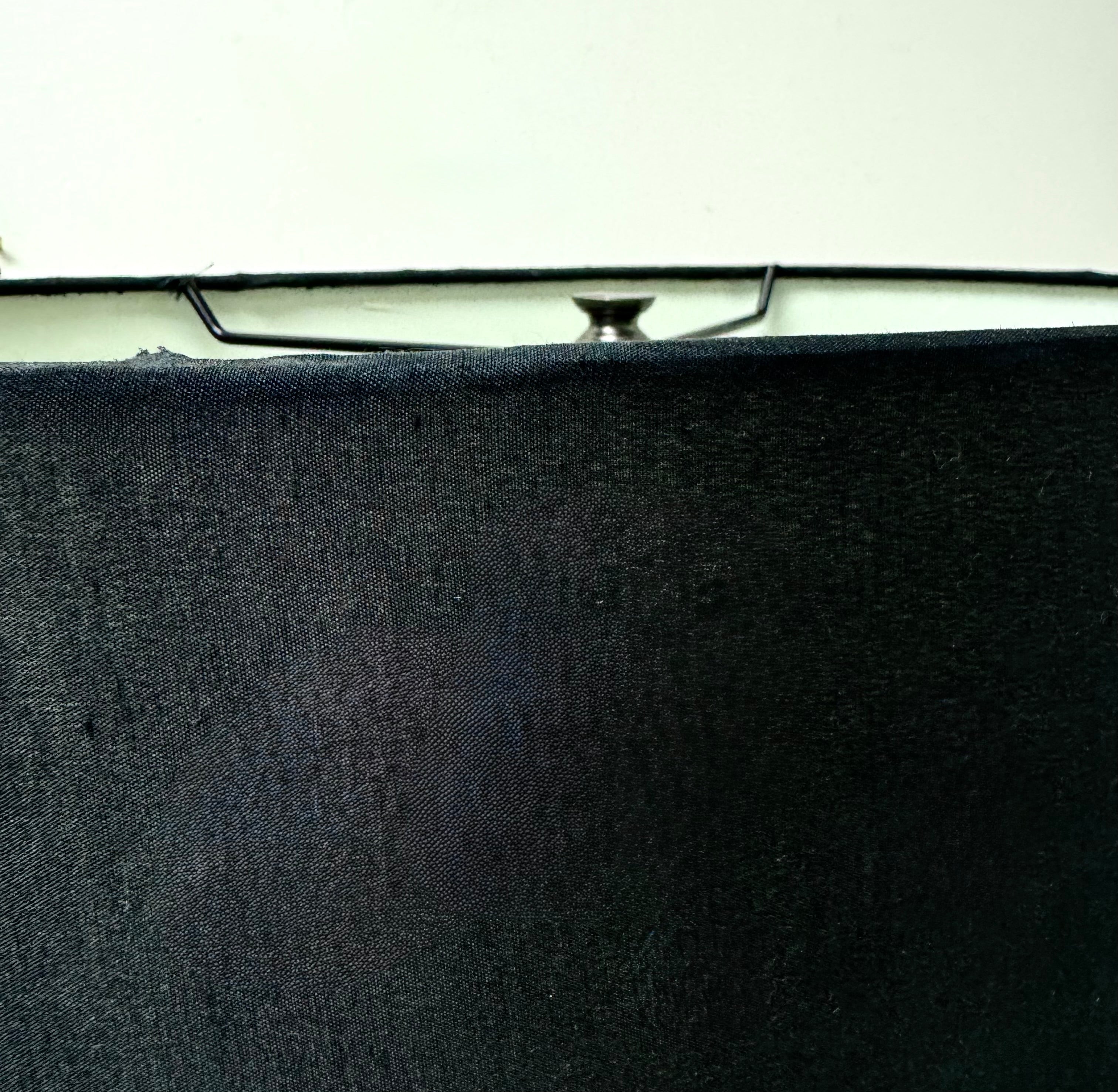 Black Glass Column Lamp
