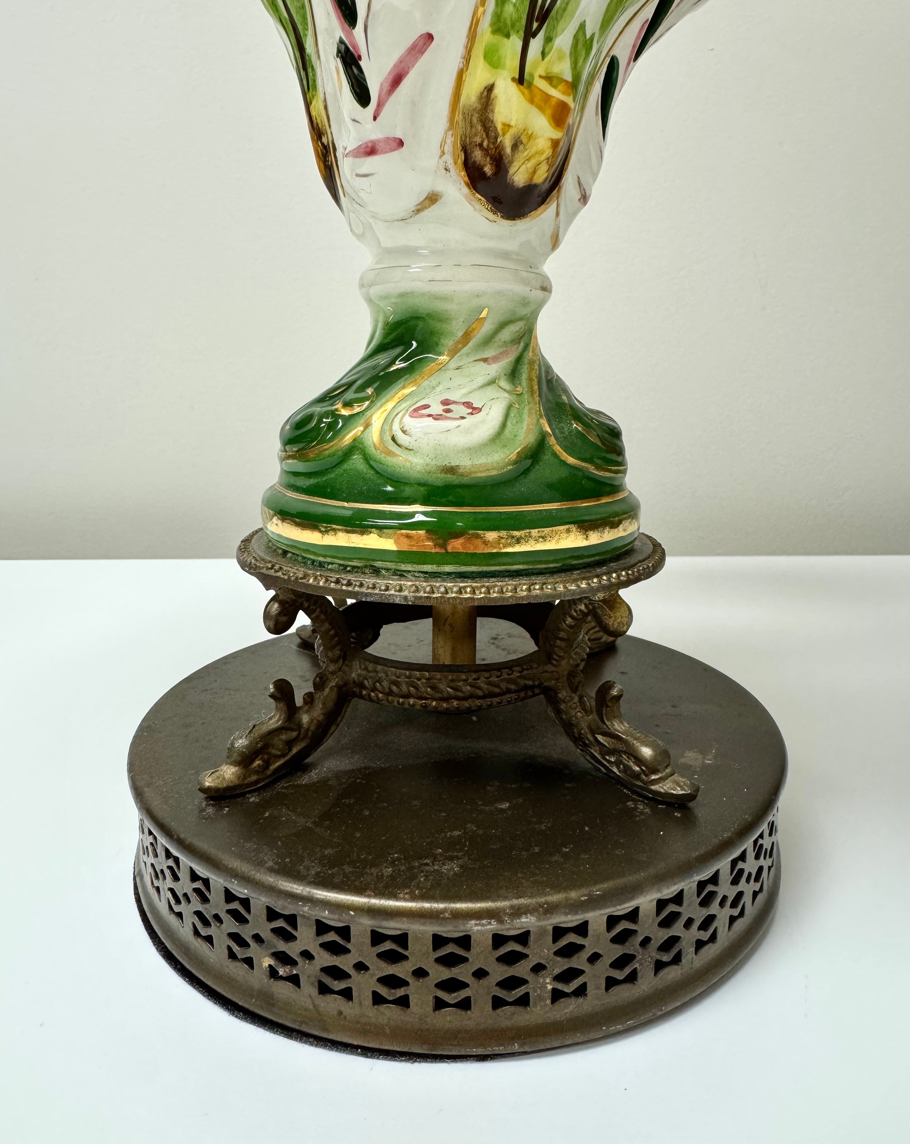 Vintage Capodimonte Porcelain Lamp