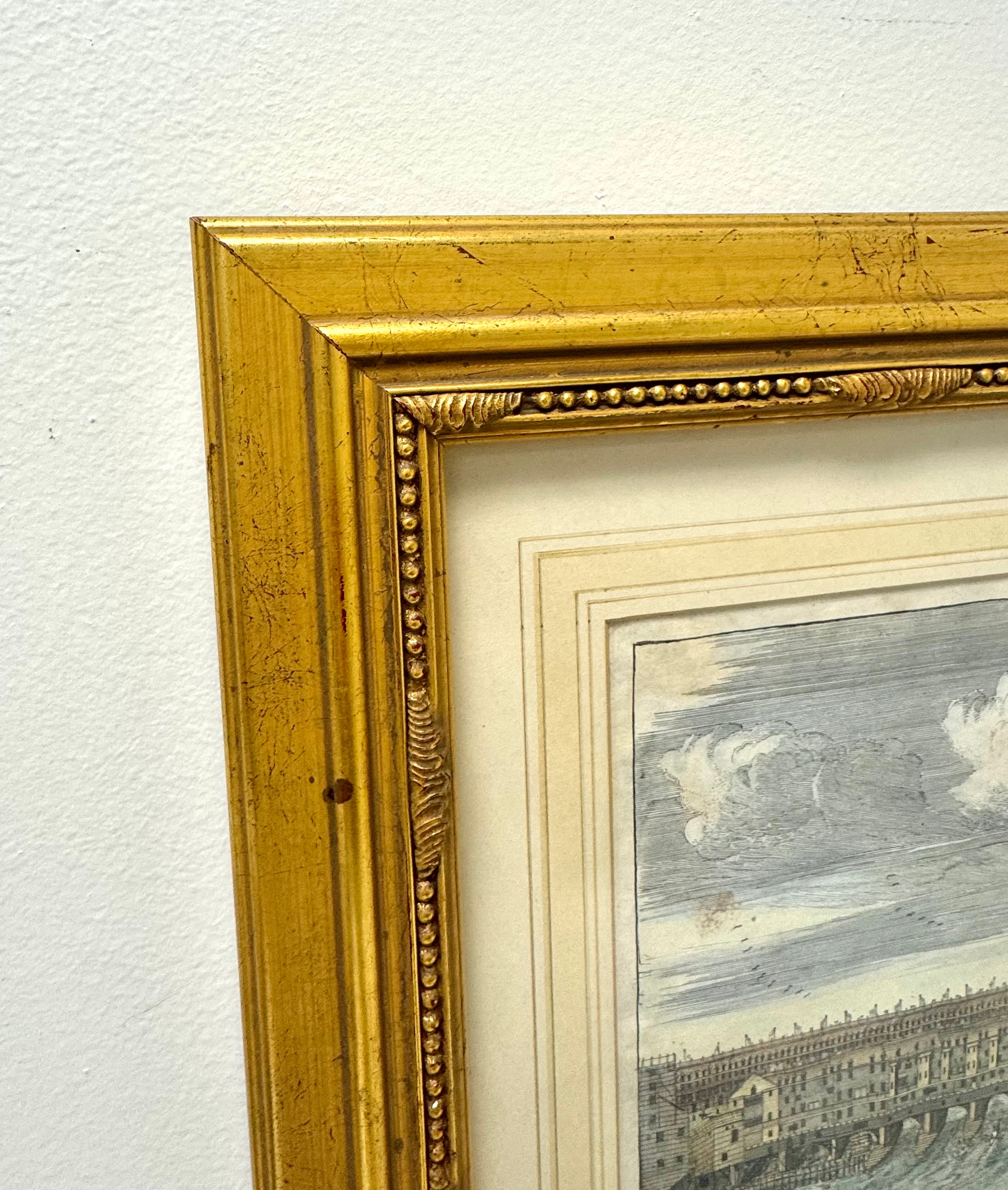 'London Bridge' Antique Print