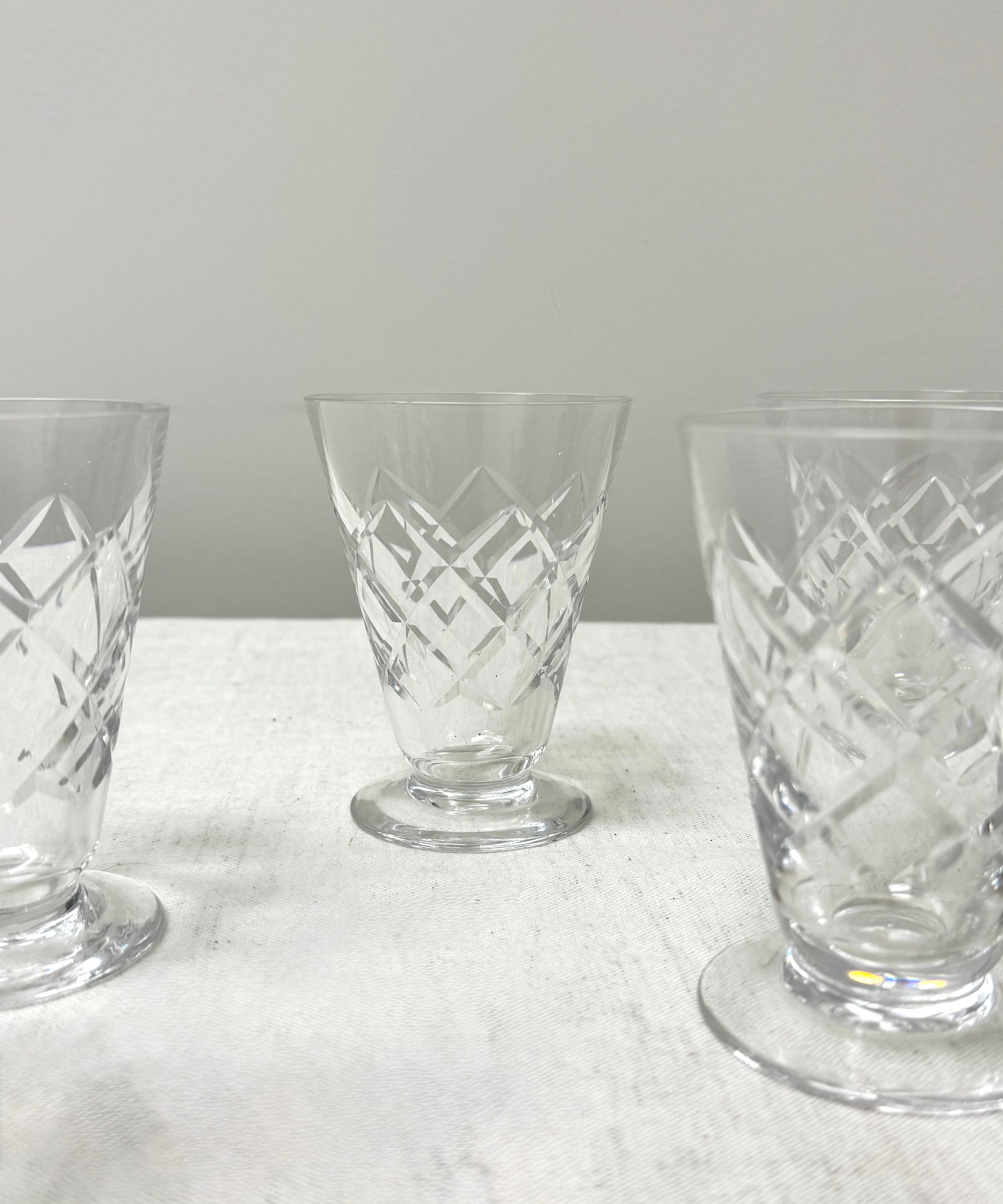 Edinburgh Crystal Juice Glasses Set of 7