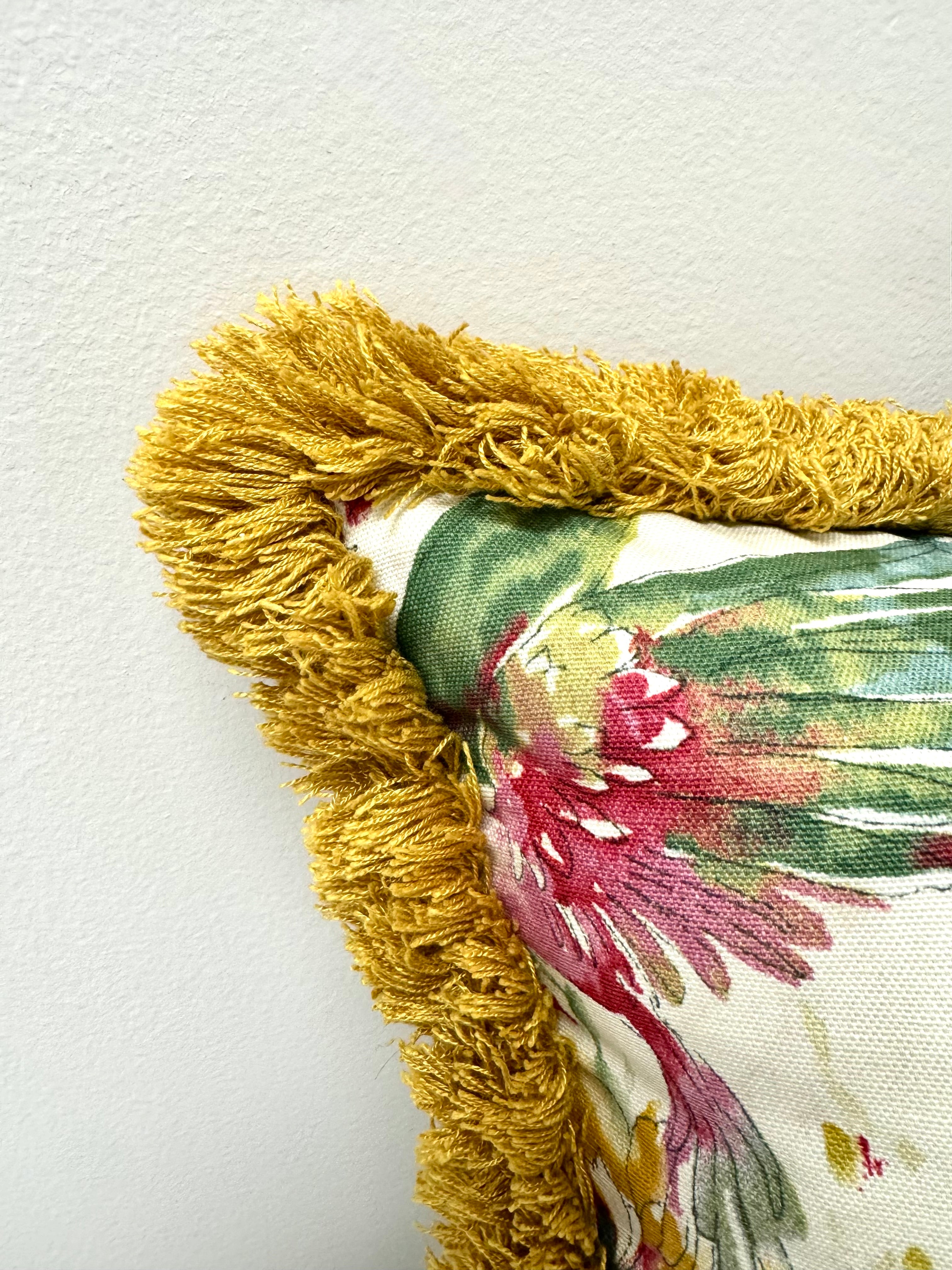 Hummingbirds & Flowers 21" Pillow