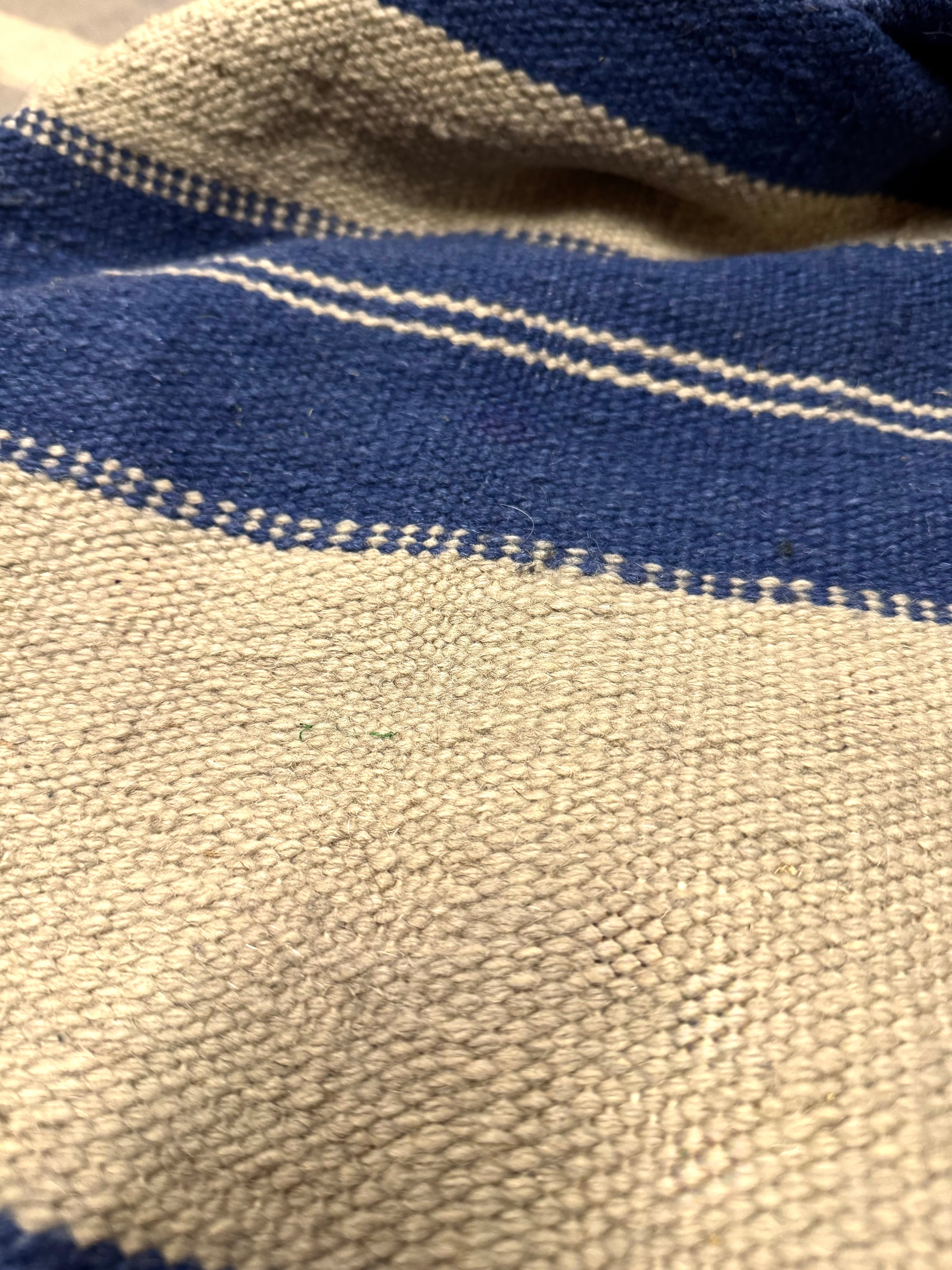 RALPH LAUREN 'Hanover Stripe' Coastal Blue 7' x 8'-9" Rug