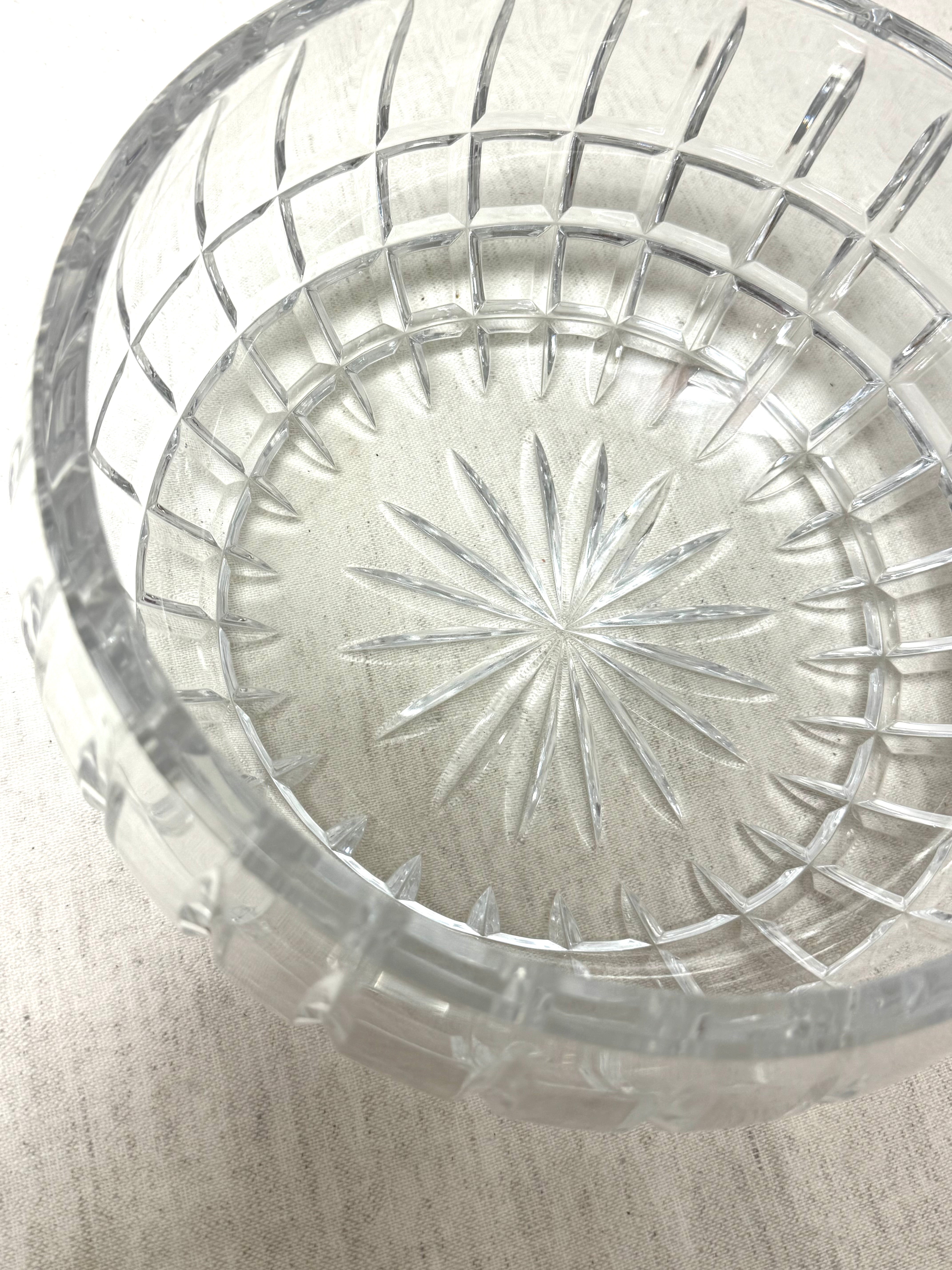 Vintage Cut Crystal 9" Bowl