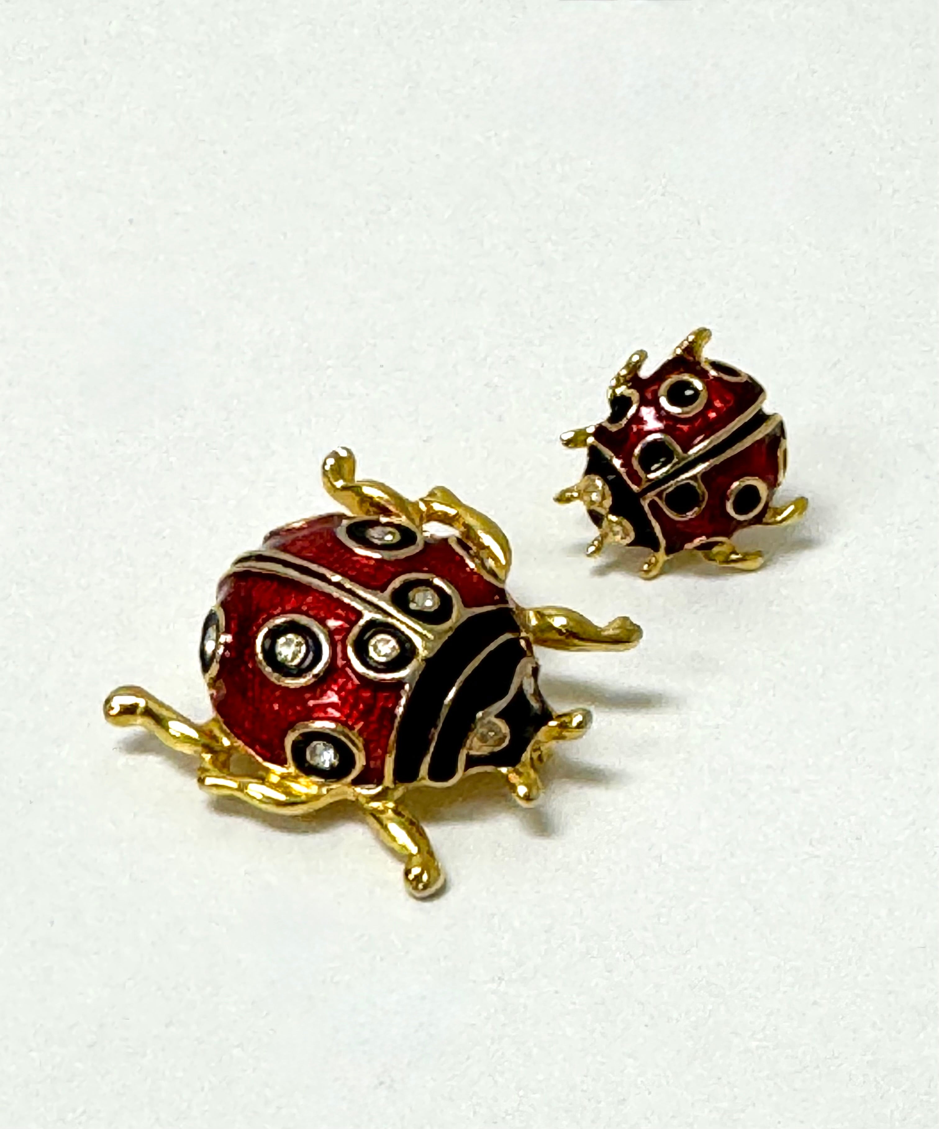 Ladybug Pins Set of 2