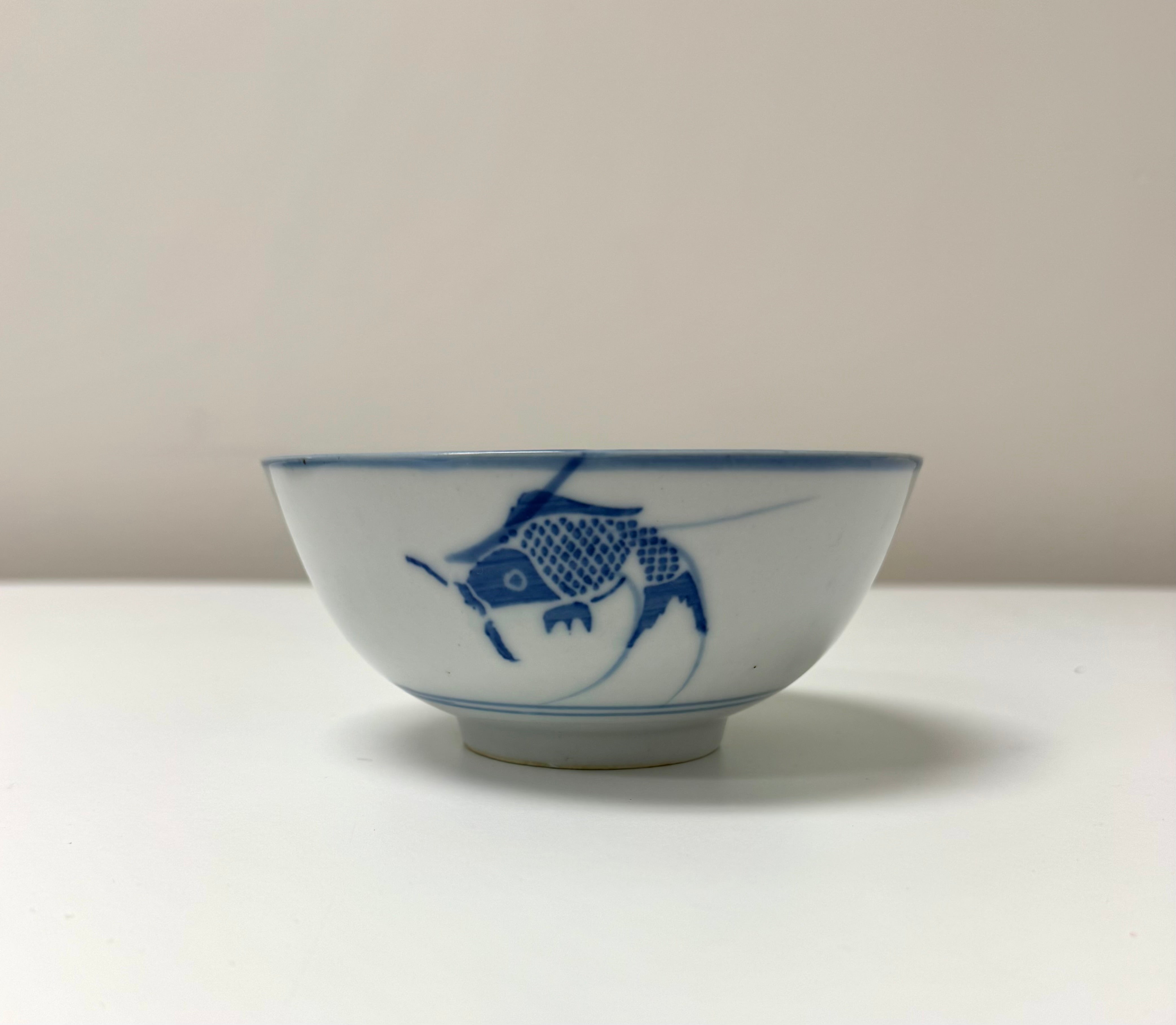 Vintage Chinese 6" Koi Bowl
