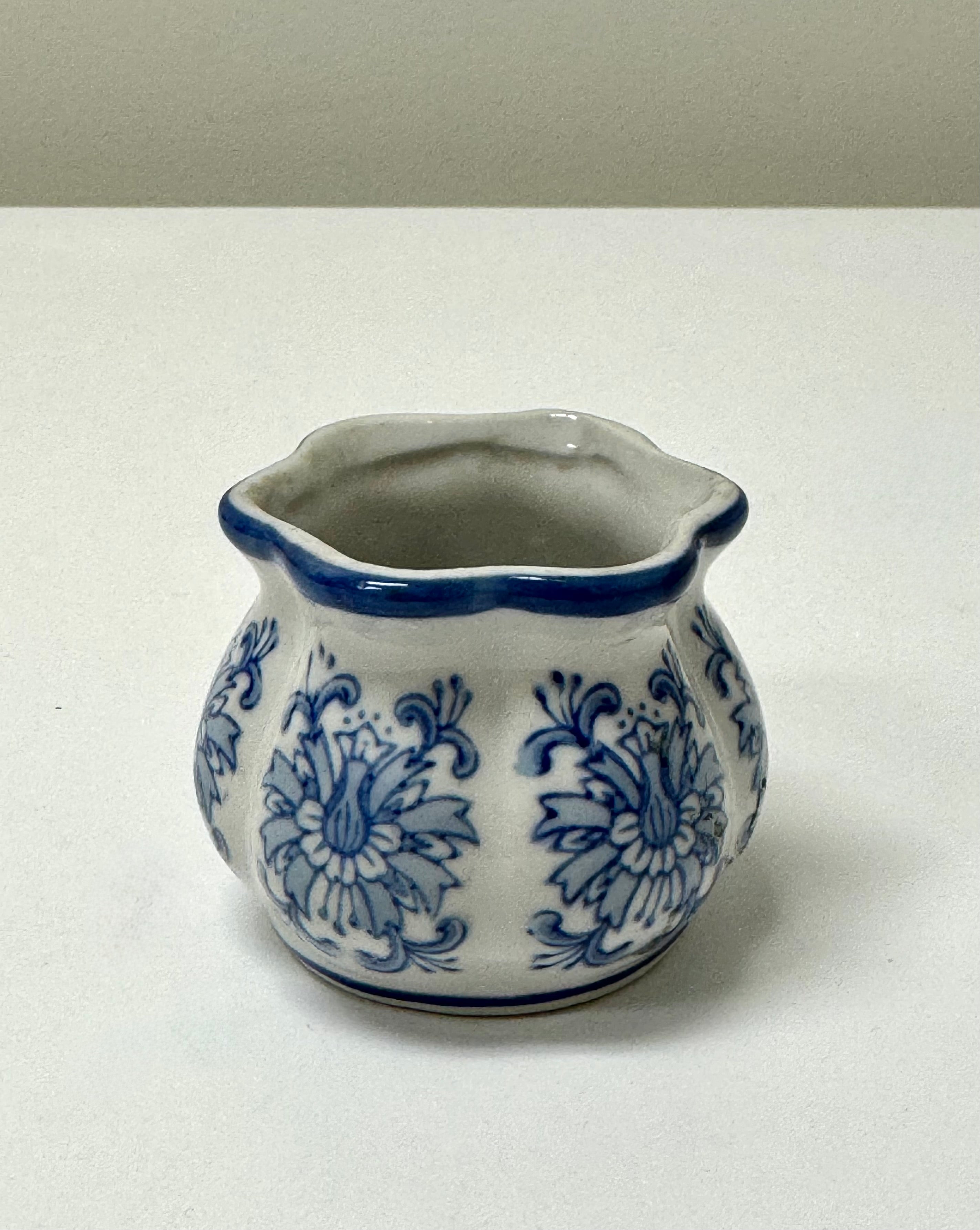 Blue & White Sugar Pot