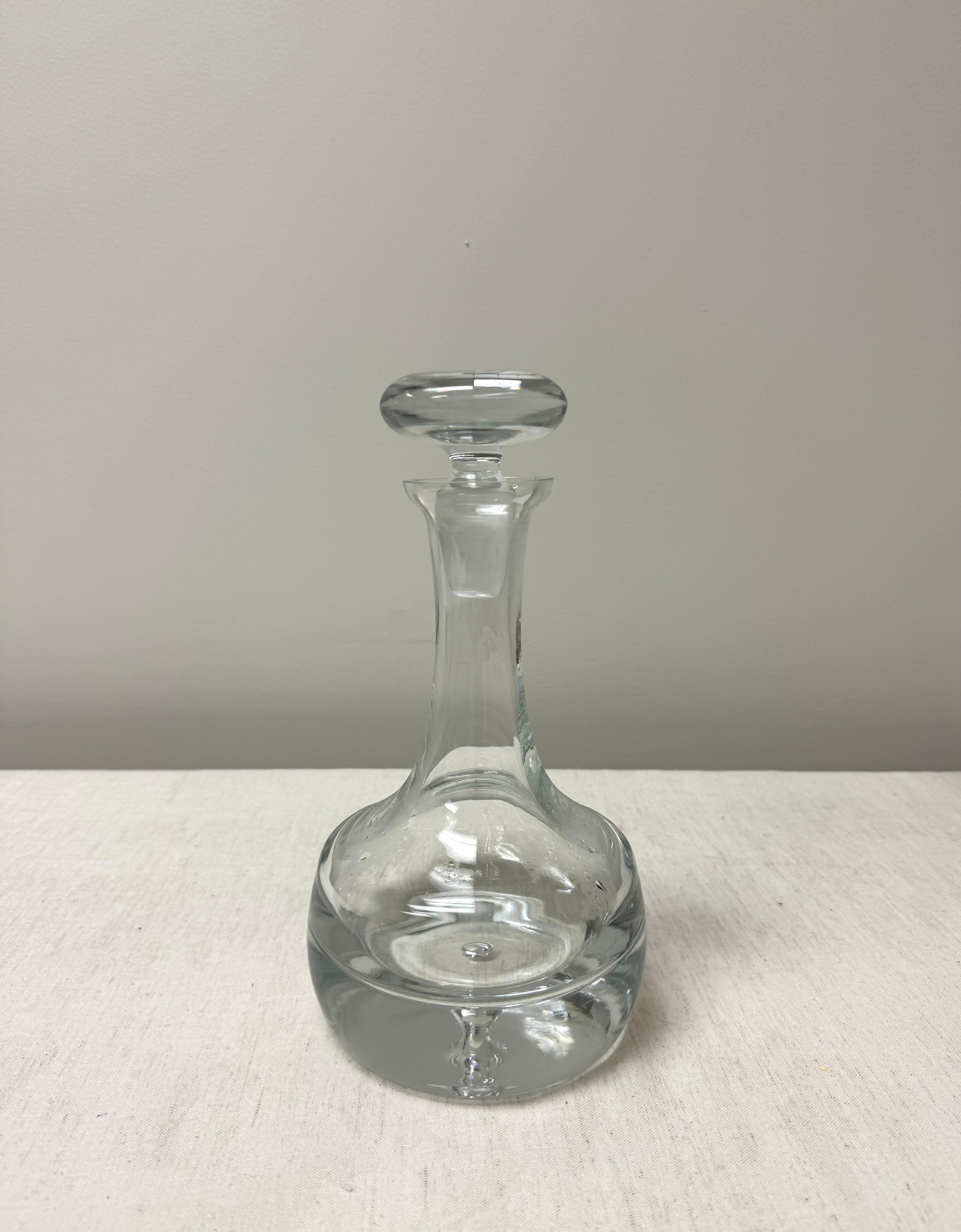 Modernist Decanter with Mushroom Stopper