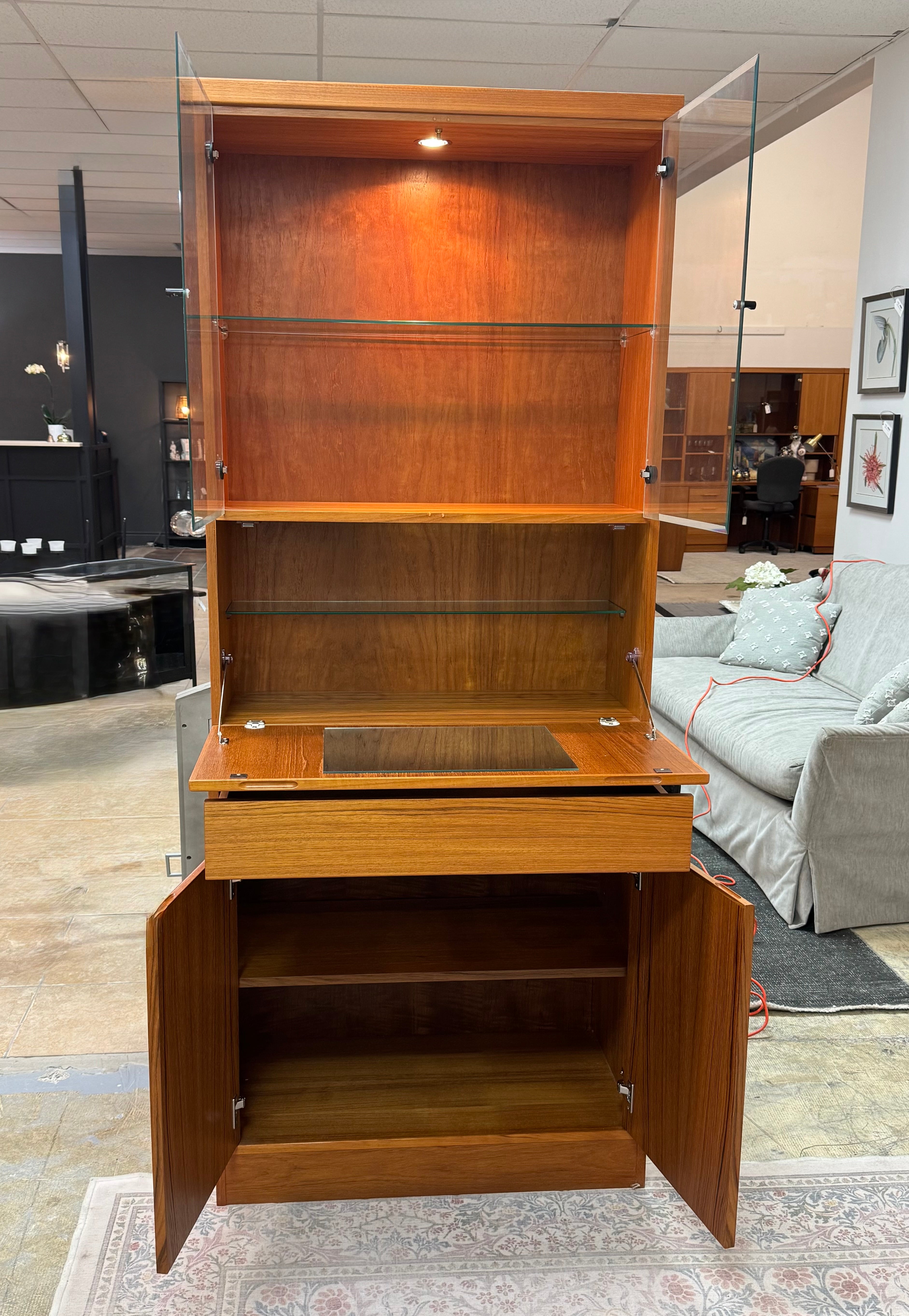 Vintage MCM Teak Cabinet