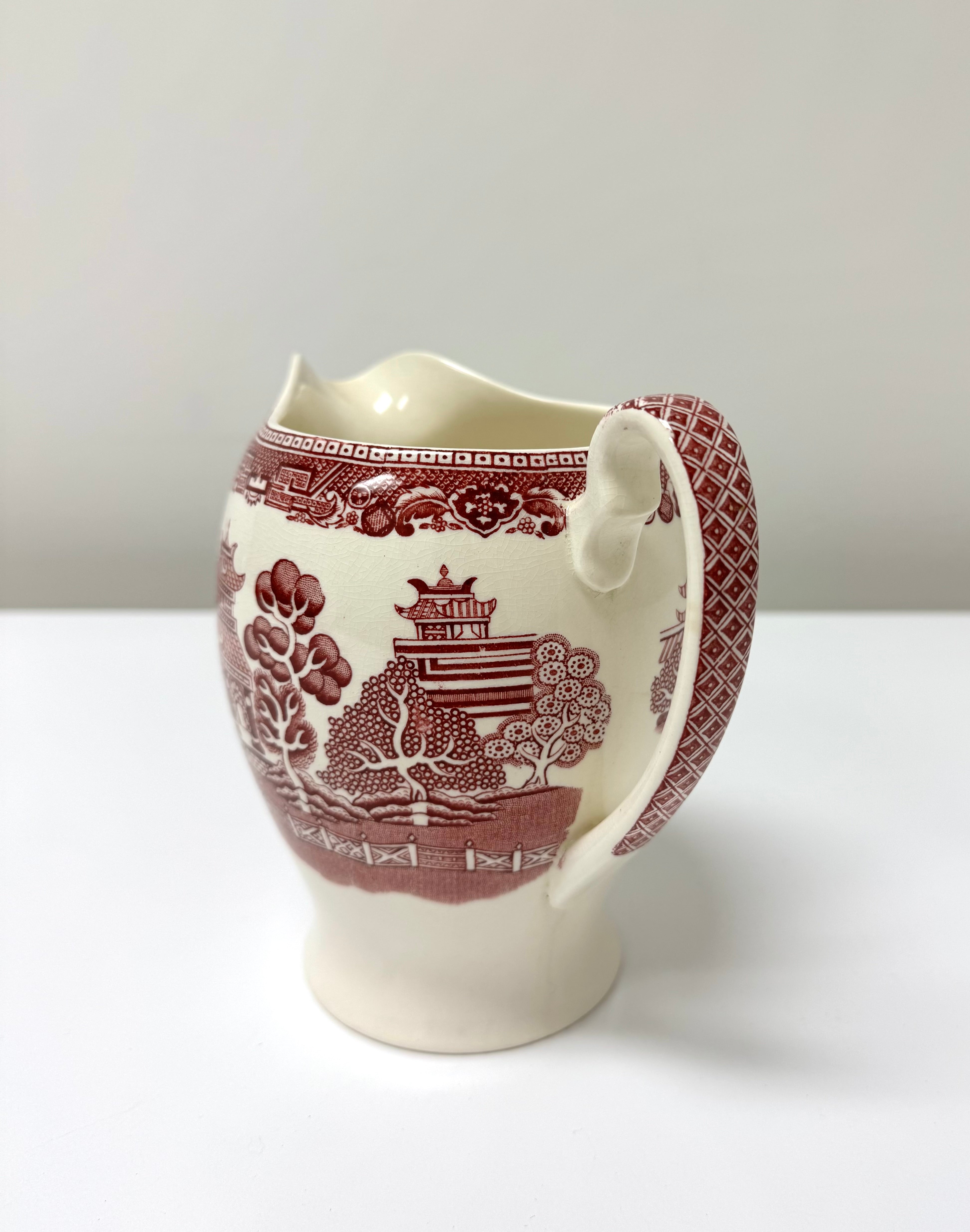 Antique MEAKIN 'Old Willow' Pitcher