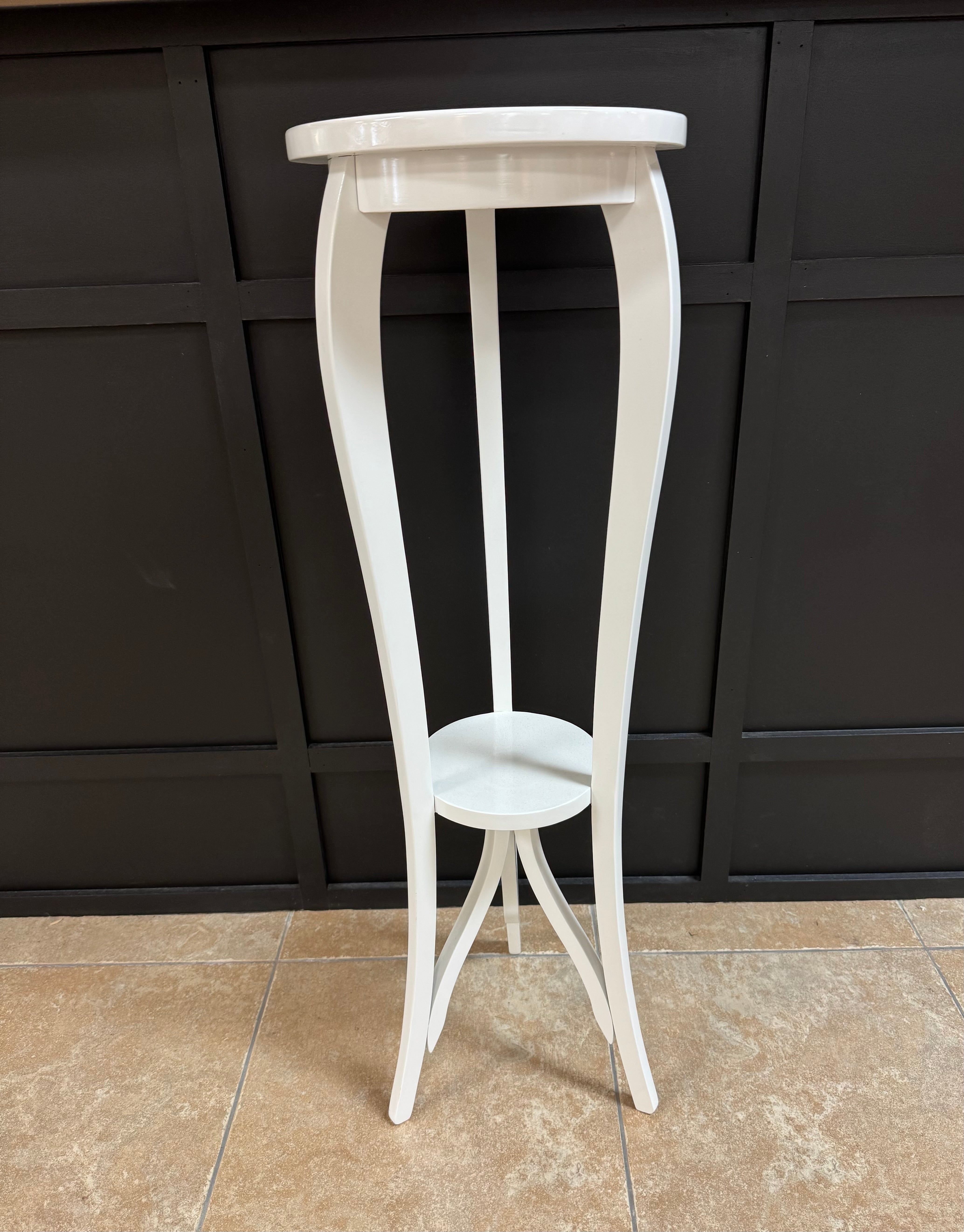Gloss White Plant Stand