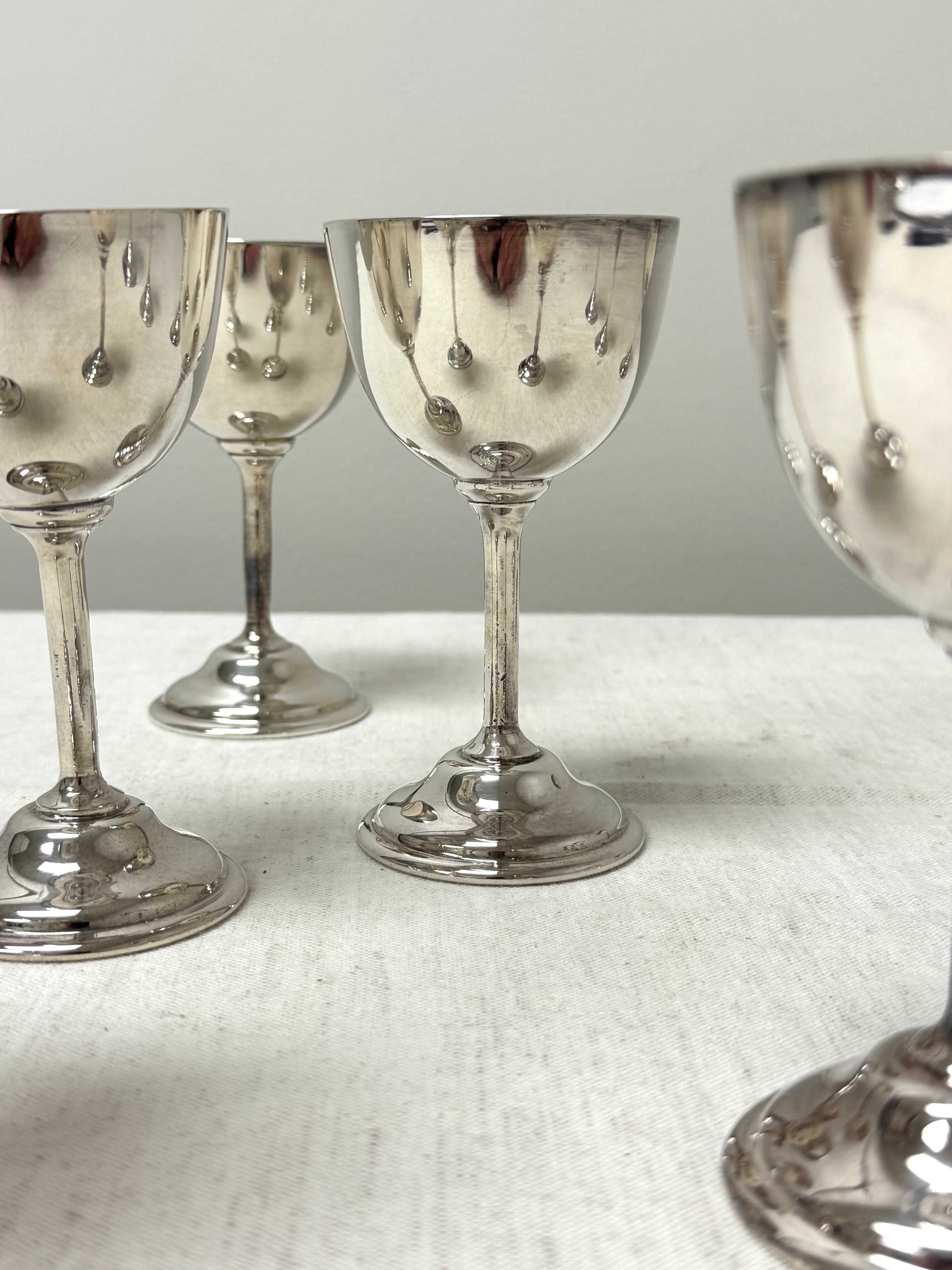Silverplate Goblets Set of 8