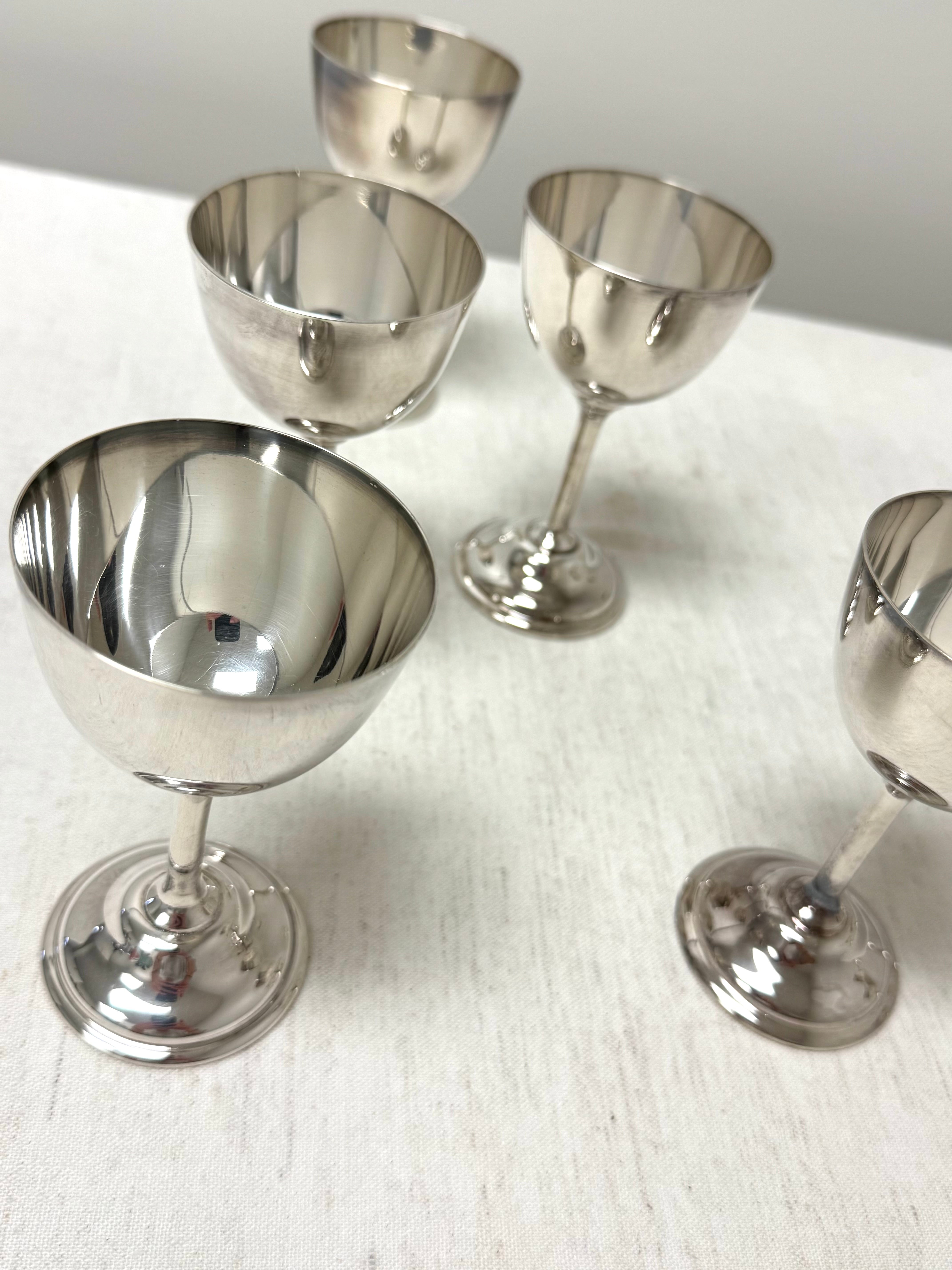 Silverplate Goblets Set of 8