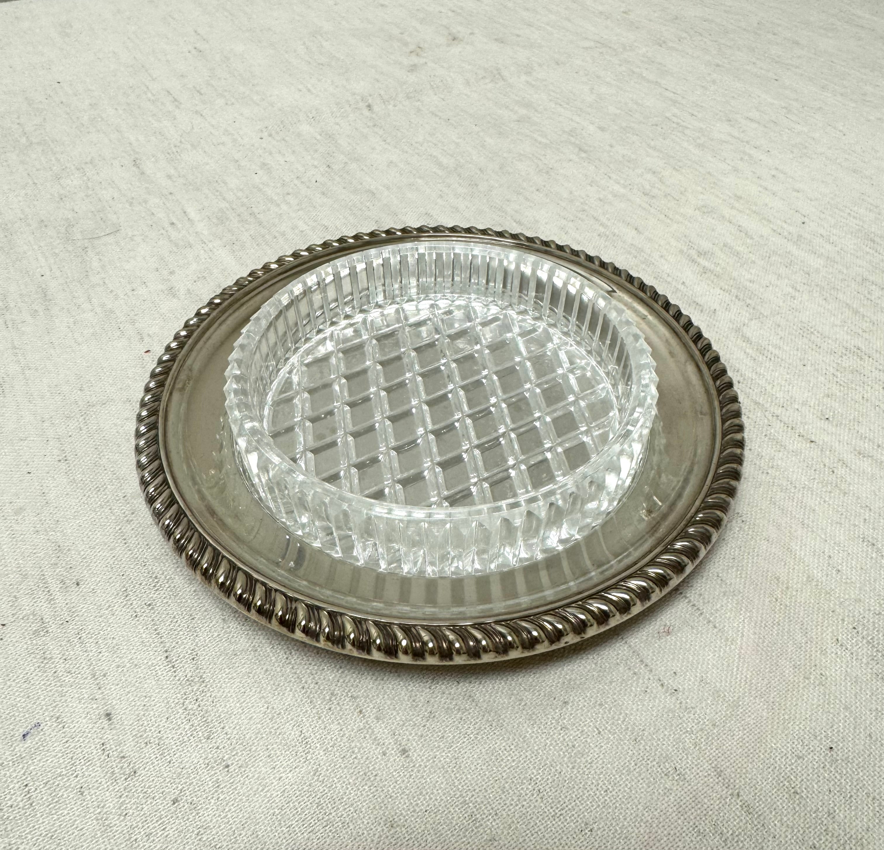 Silverplate Bottle Coaster