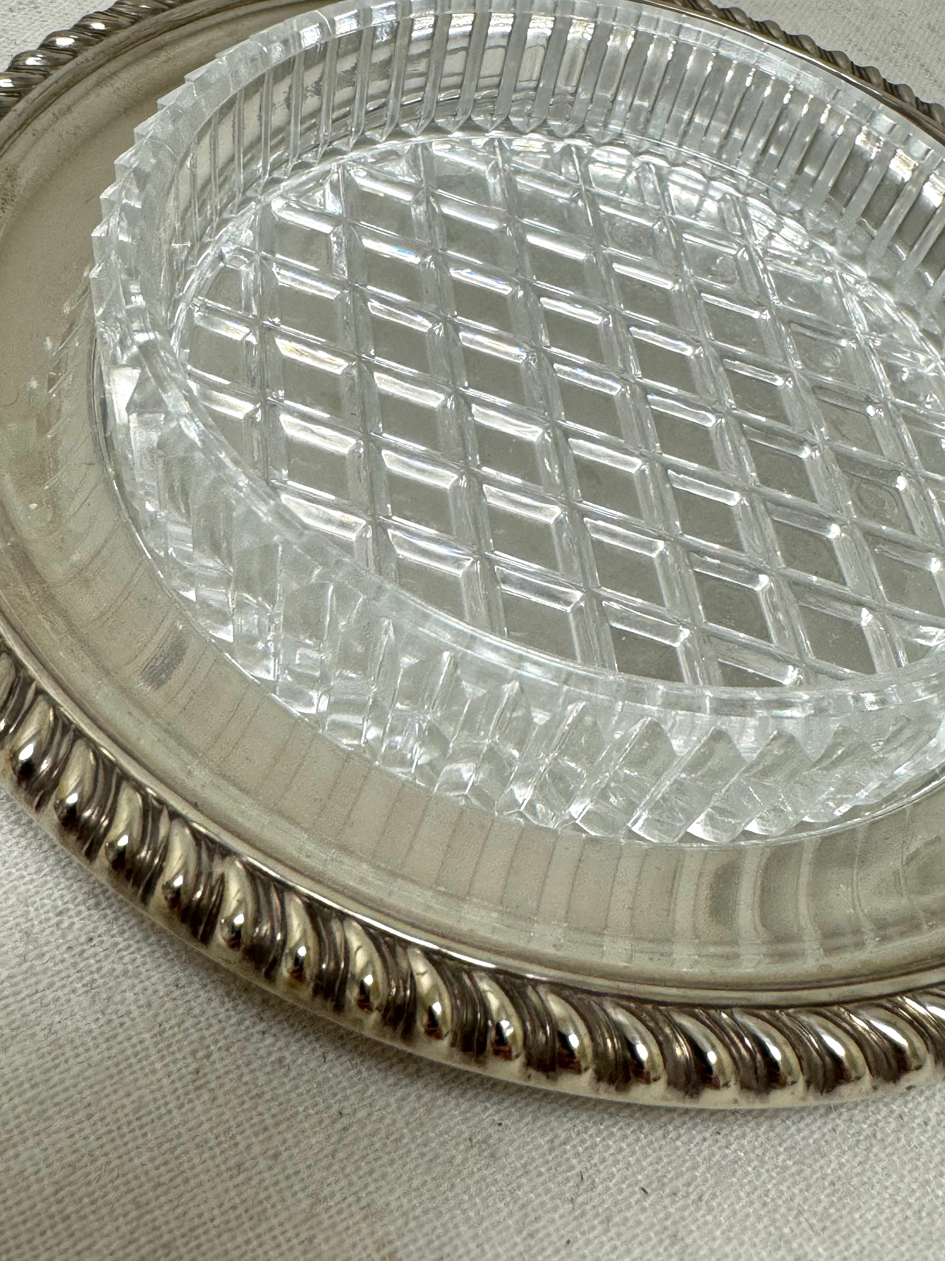 Silverplate Bottle Coaster