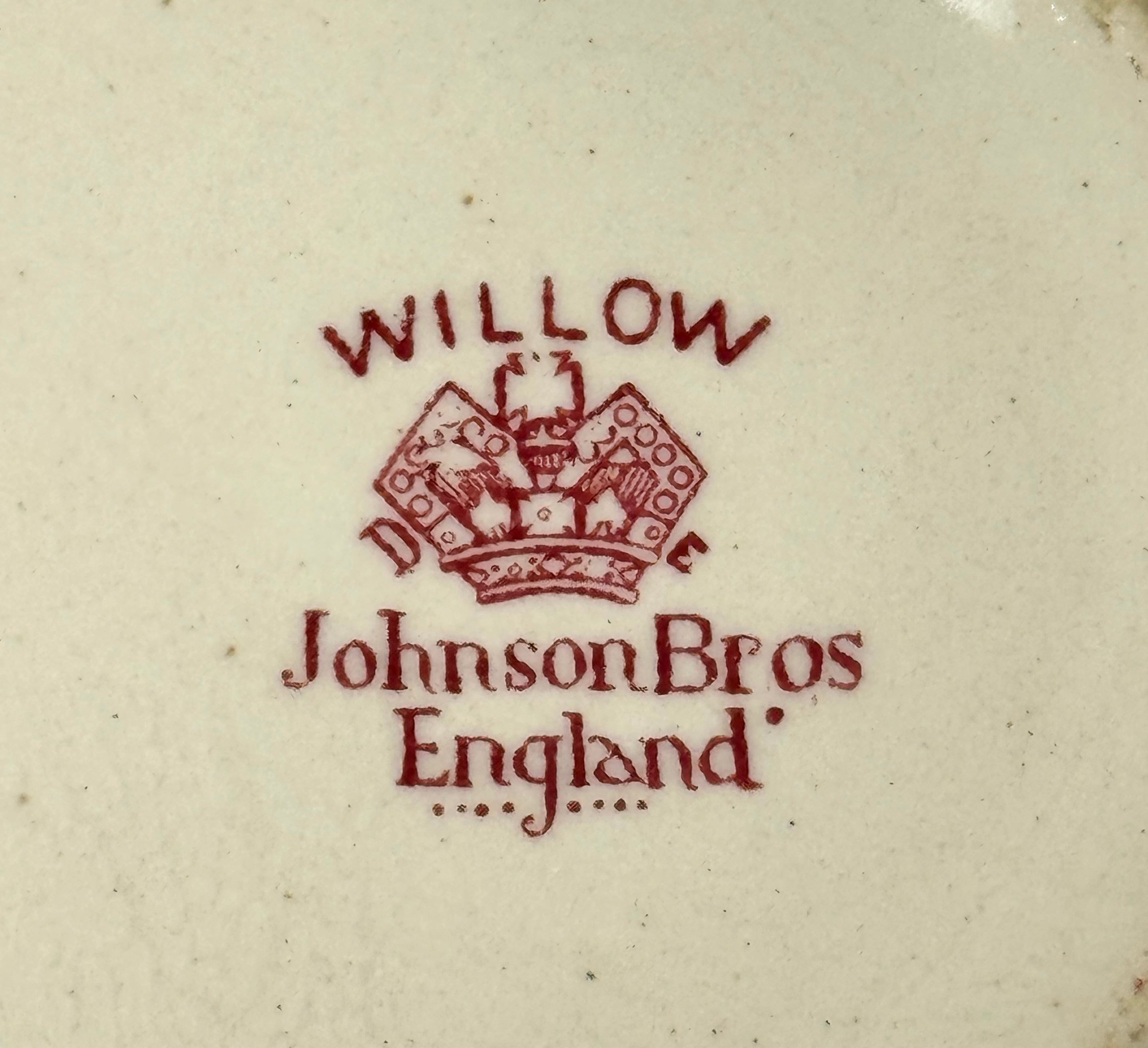 Vintage JOHNSON BROS. 'Red Willow' Pitcher