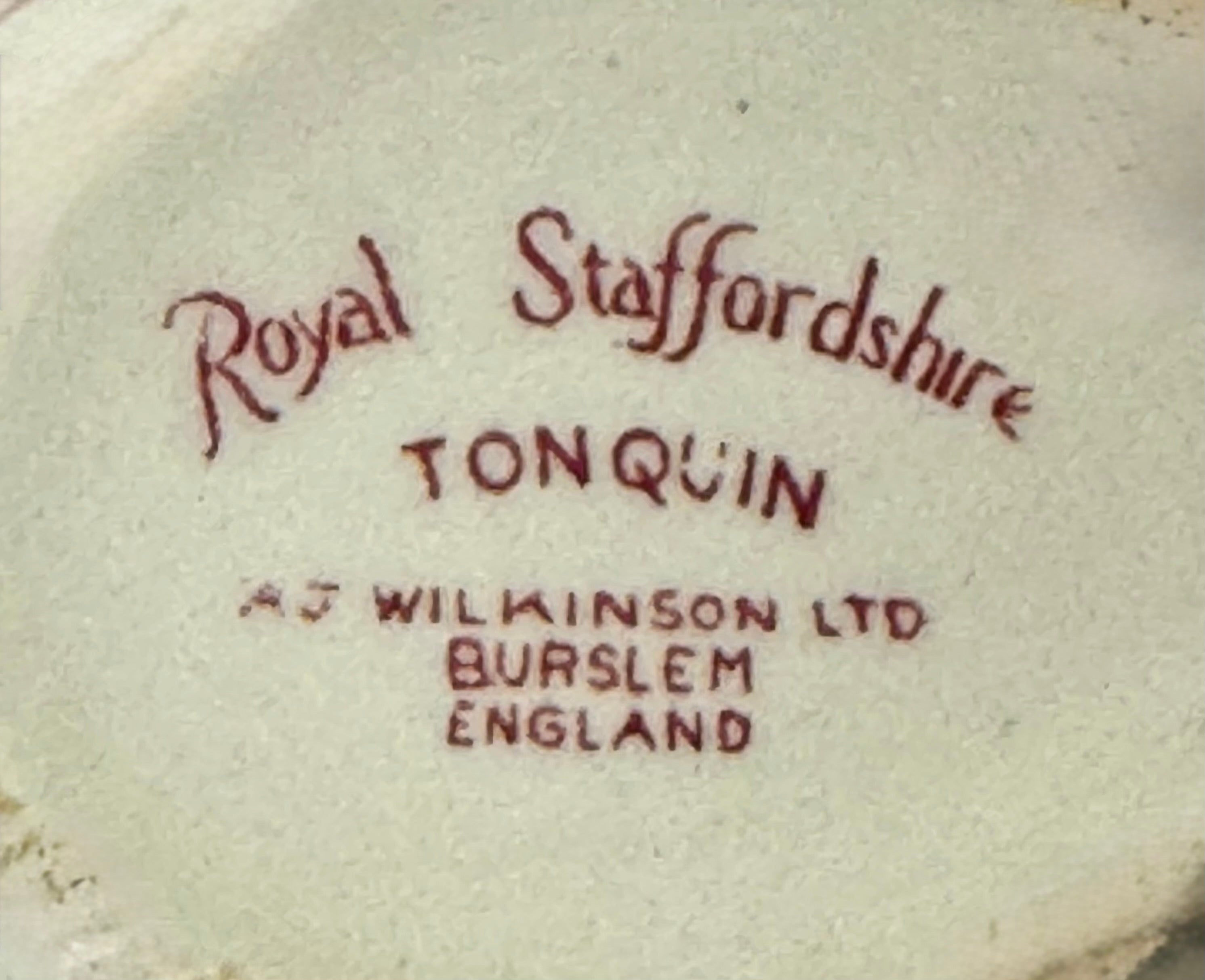 Vintage ROYAL STAFFORDSHIRE 'Tonquin' Mini Pitcher