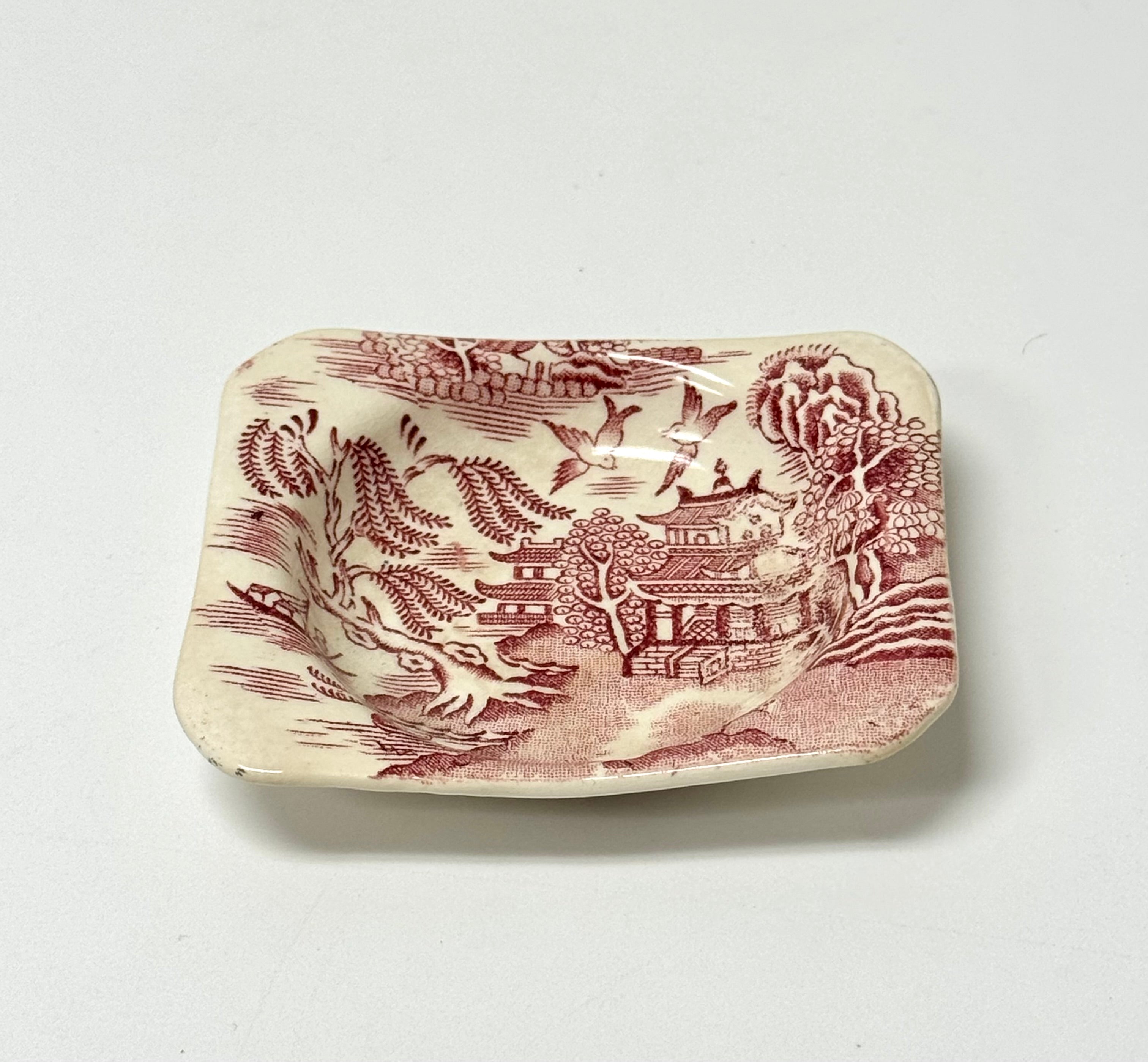 Vintage 'Red Willow' Trinket Dish