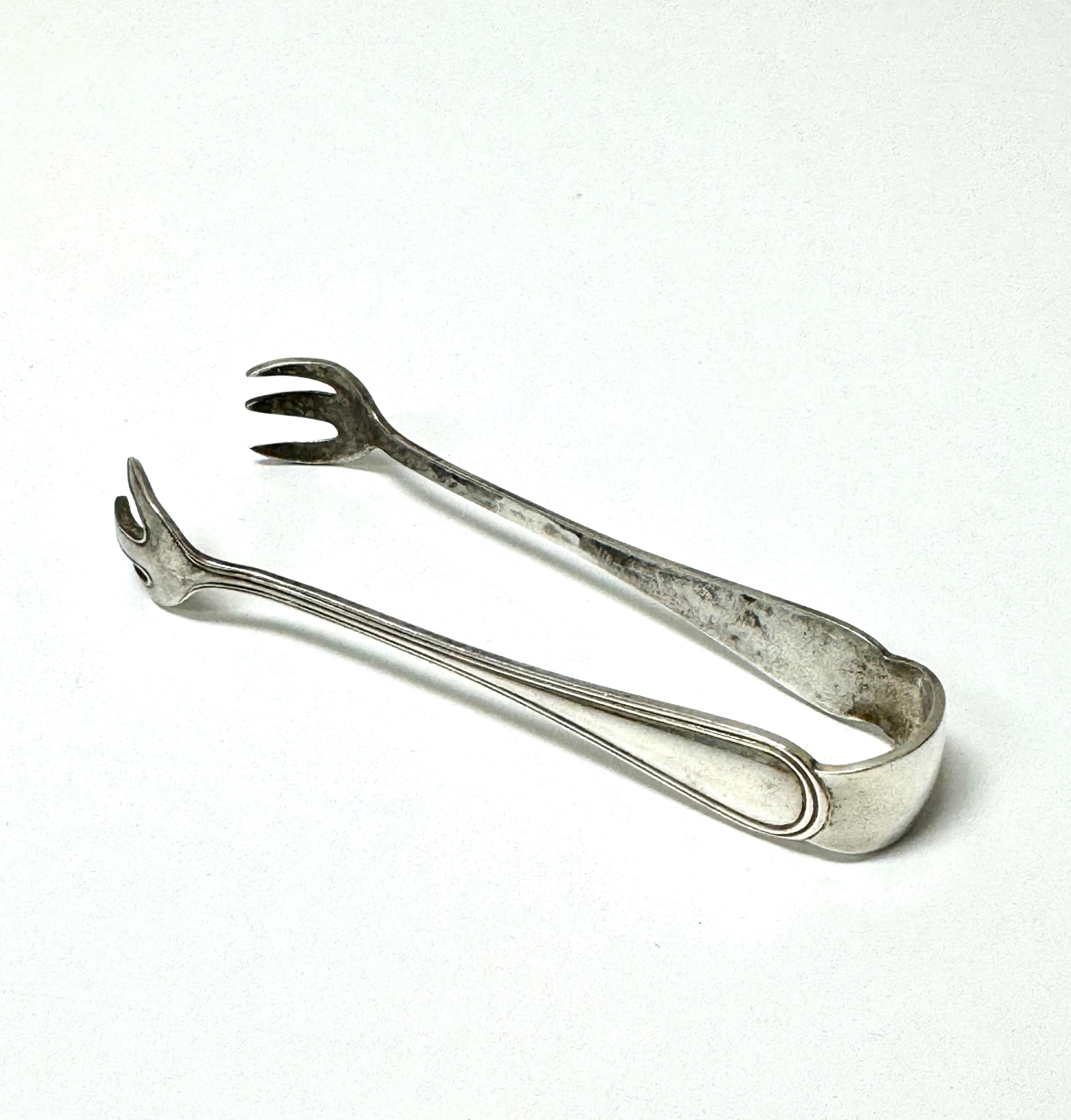 Vintage BIRKS Silverplate Sugar Tongs