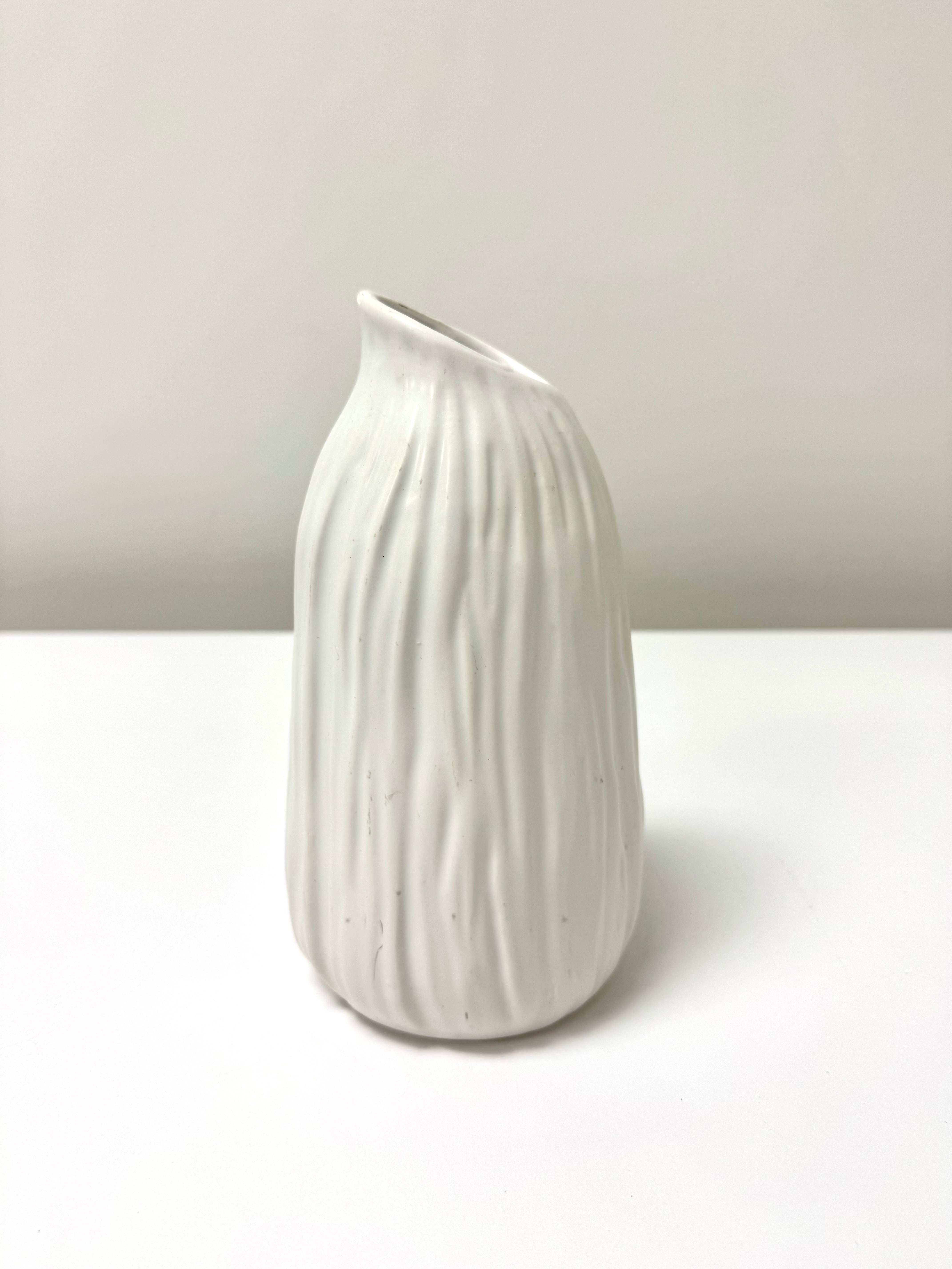 Matte White Vase