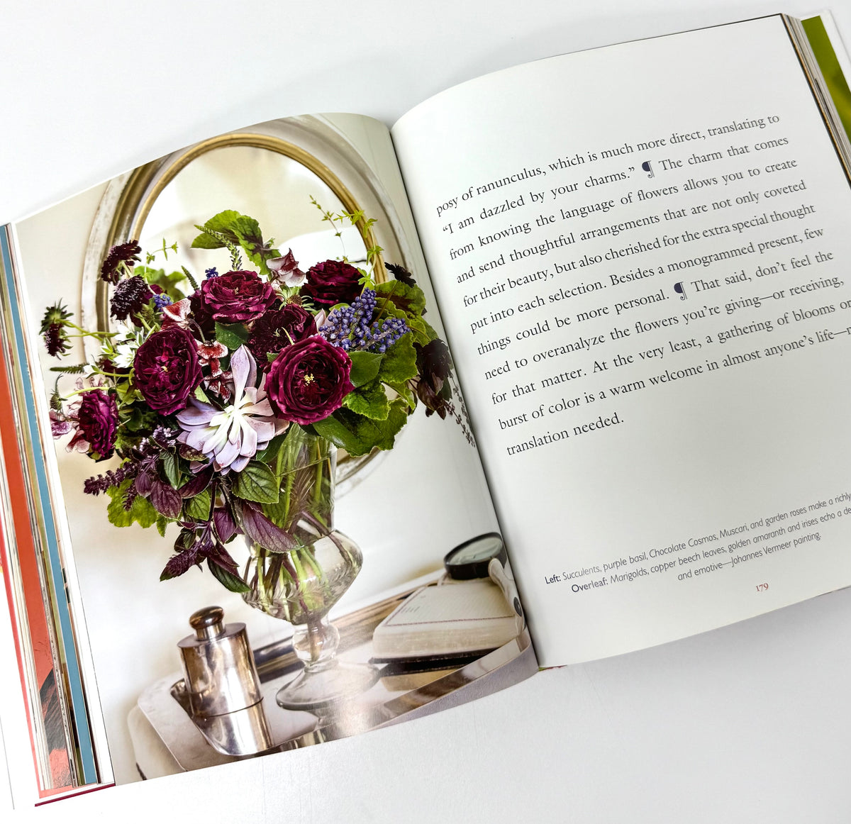 'The Romance of Flowers' Hardcover