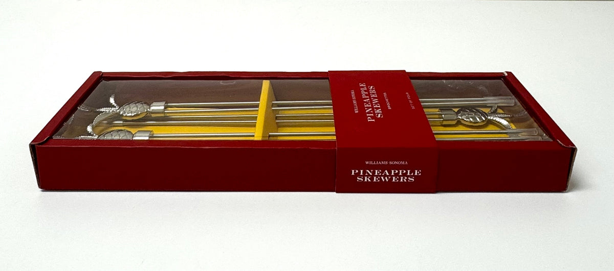 NEW WILLIAMS SONOMA Pineapple Skewers Set of 4